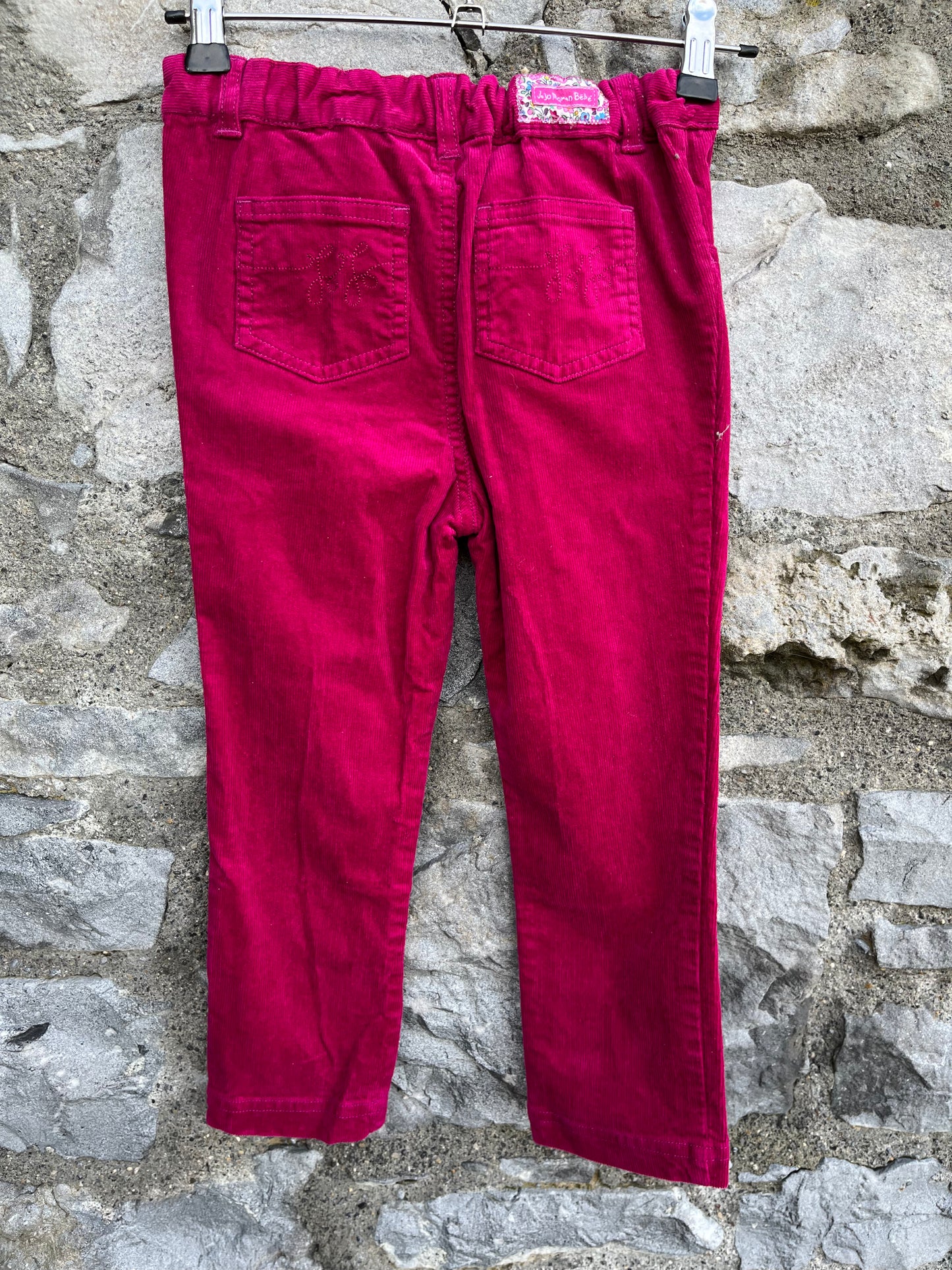 Magenta cords 4-5y (104-110cm)