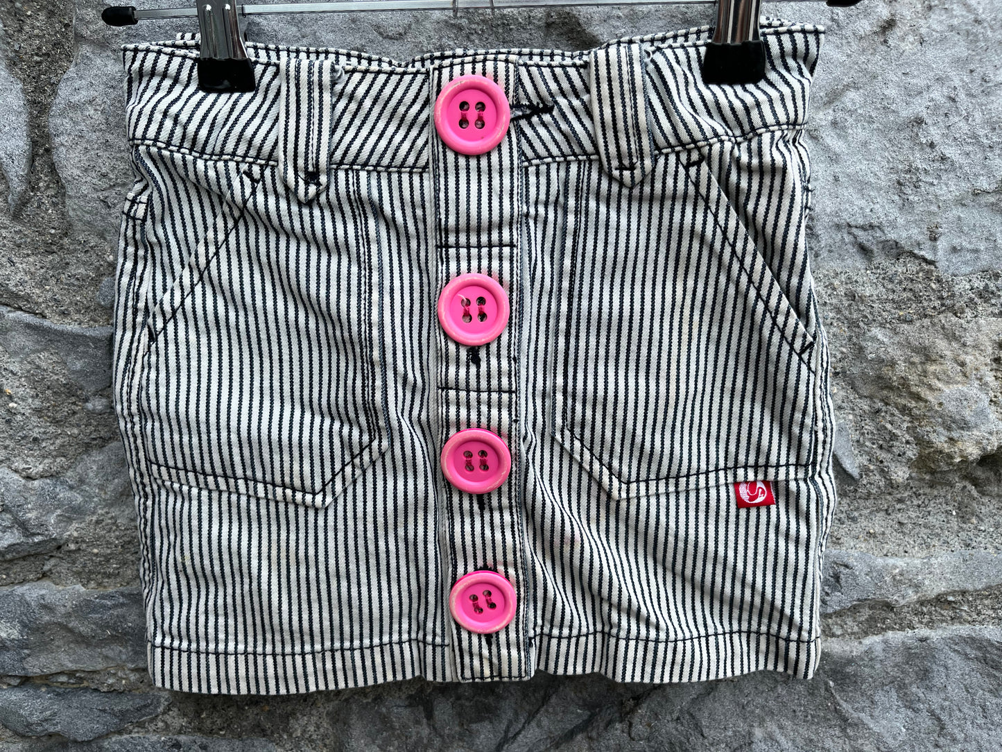 Stripy denim skirt 4y (104cm)