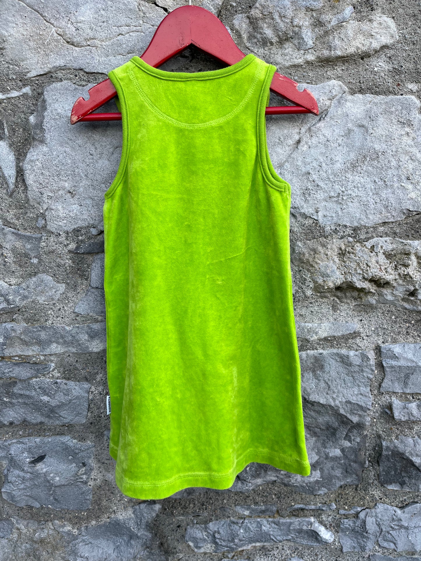 Hedgehog velour pinafore 2y (92cm)