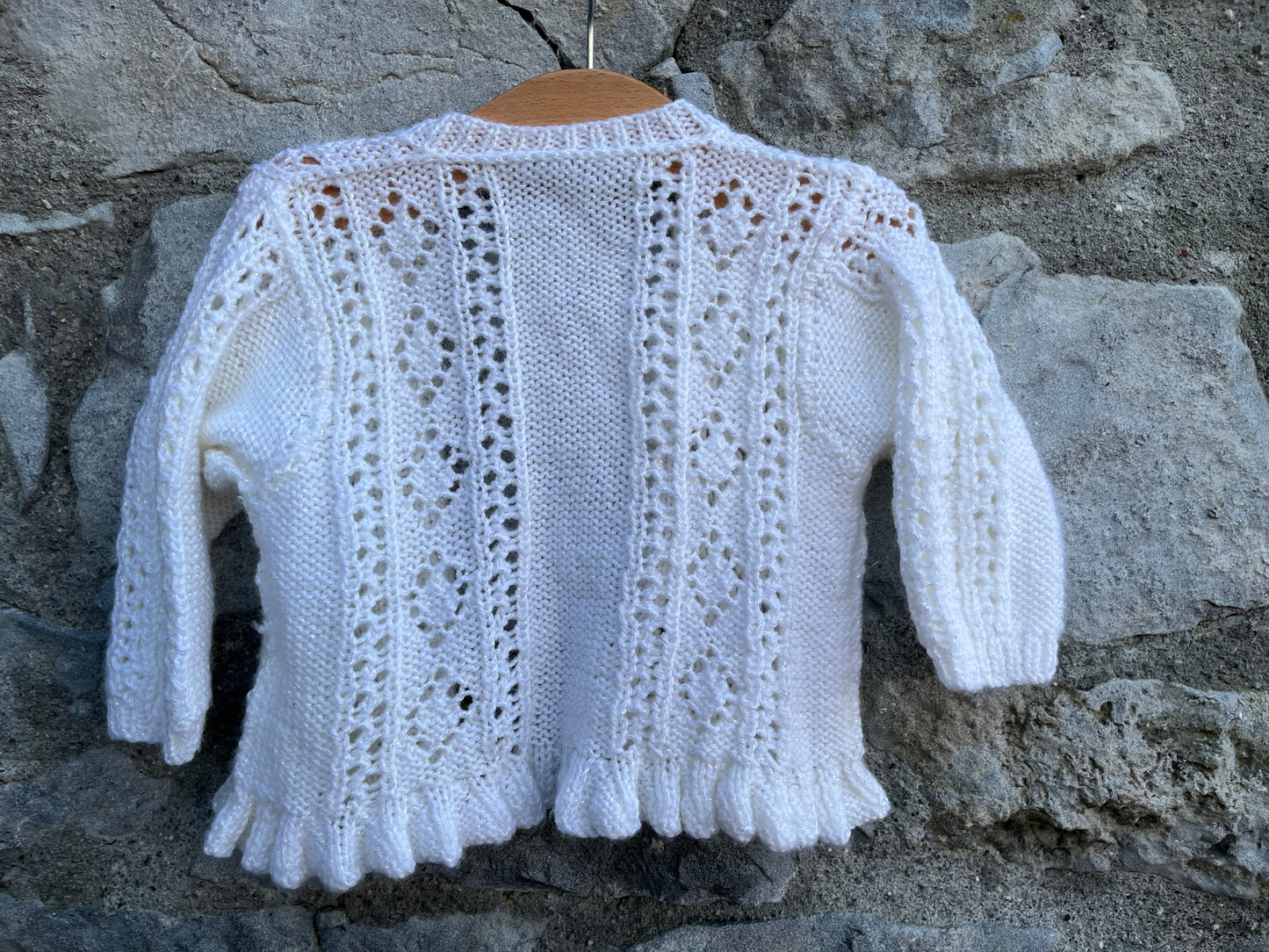 White open cardigan 3-6m (62-68cm)