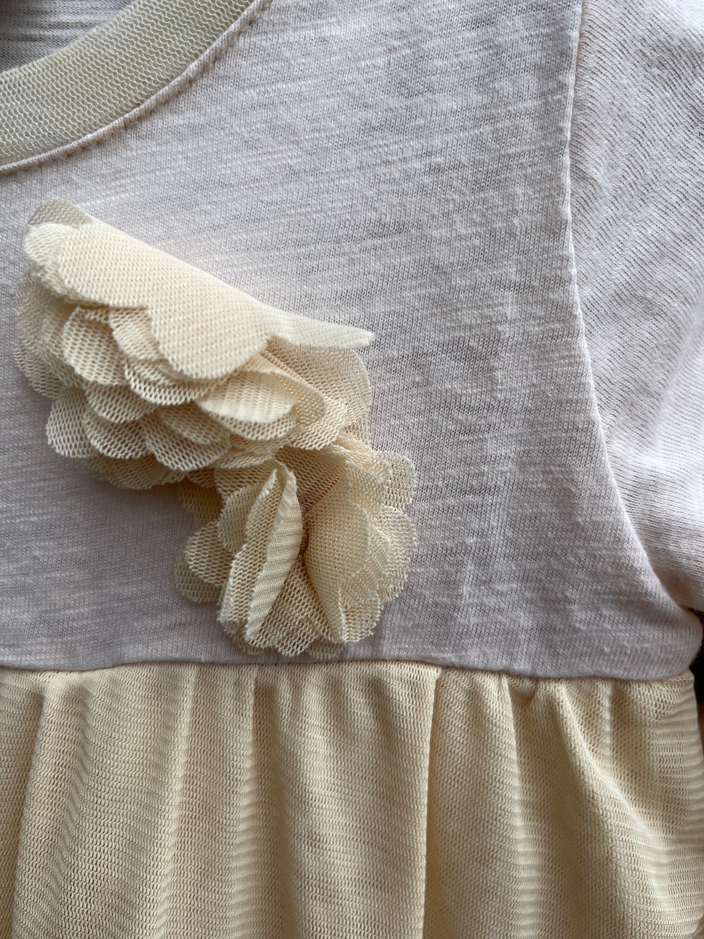 PoP Cream dress 6-9m (68-74cm)