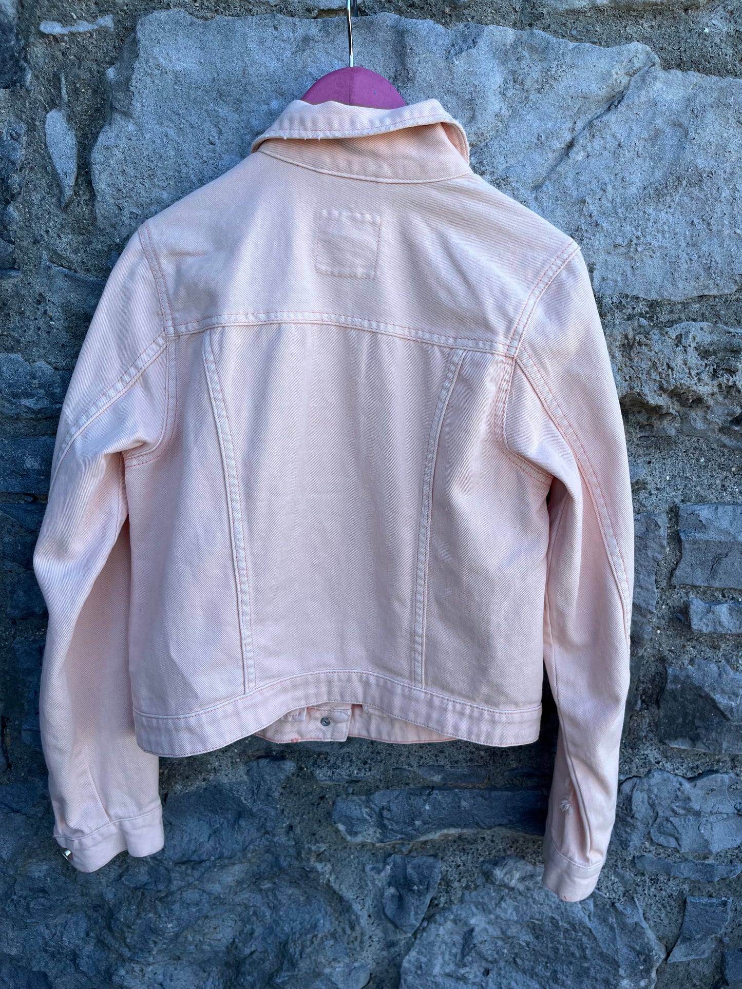 Pink denim jacket 11-12y (146-152cm)