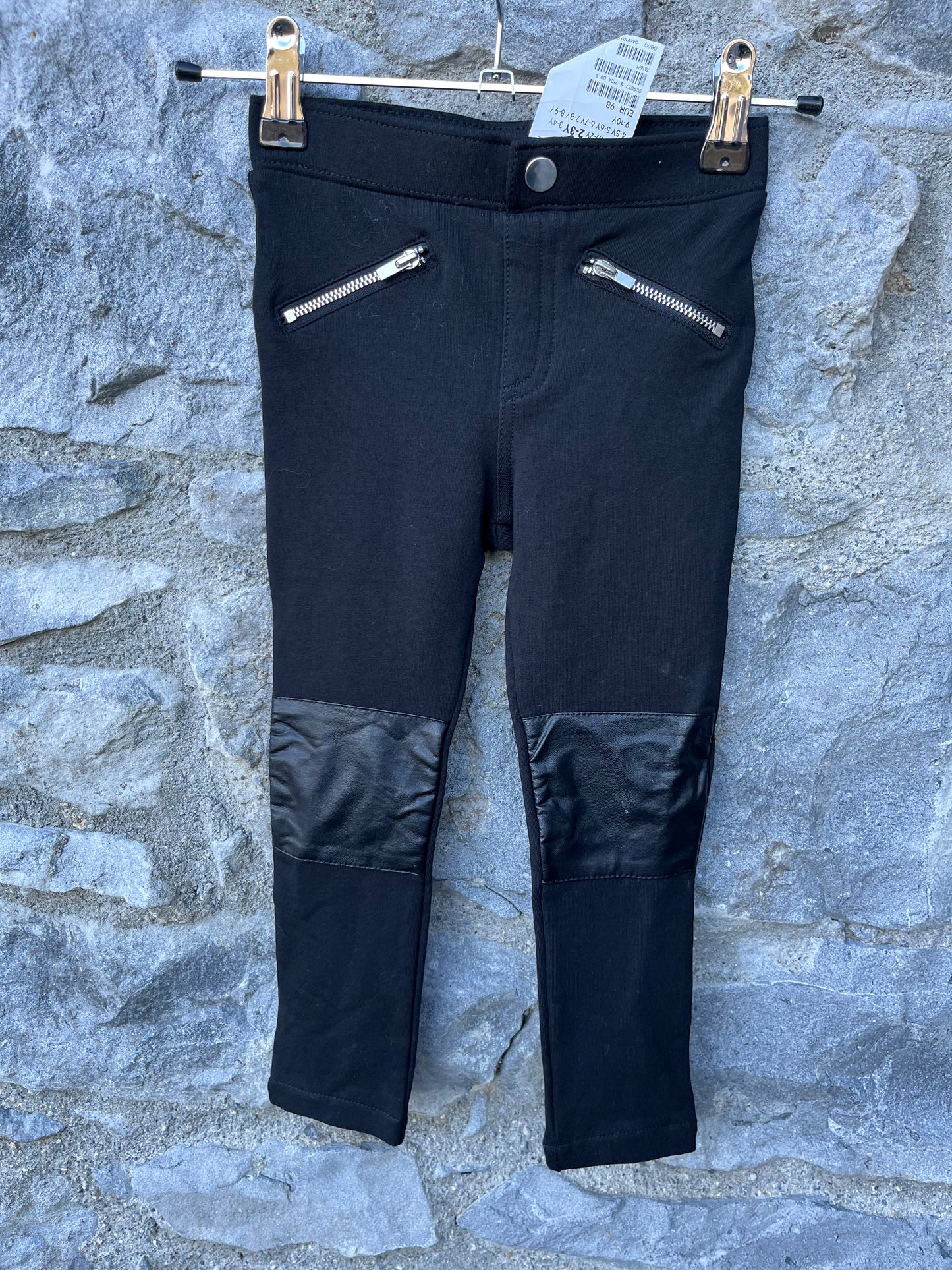 Black treggings 2-3y (92-98cm)