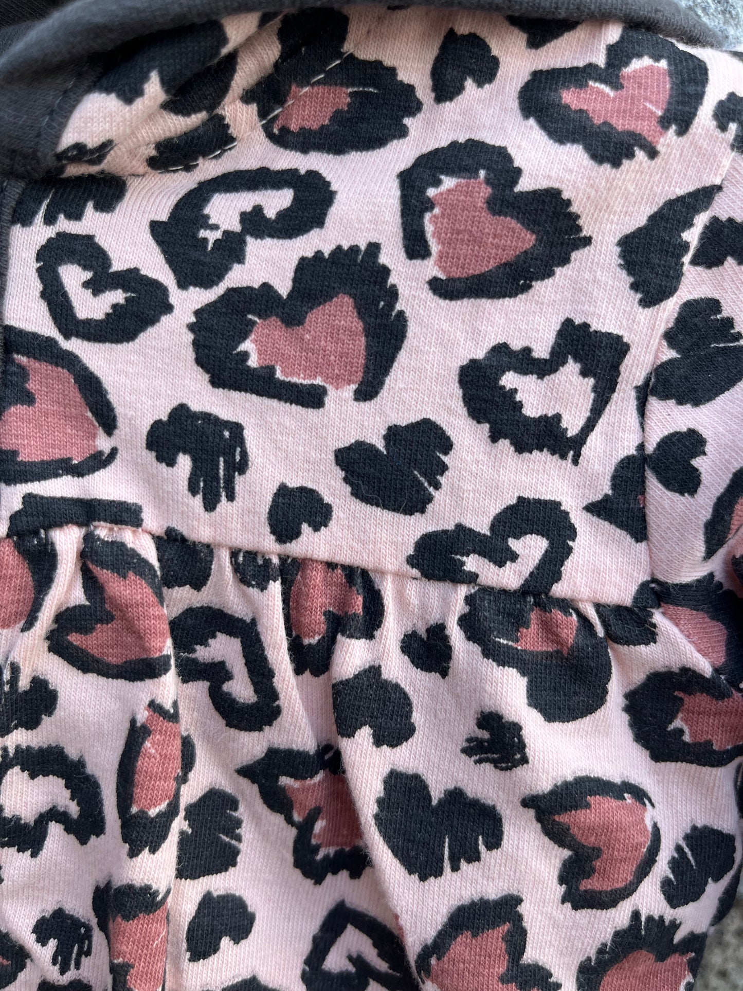 Leopard print tracksuit 0-1m (50-56cm)