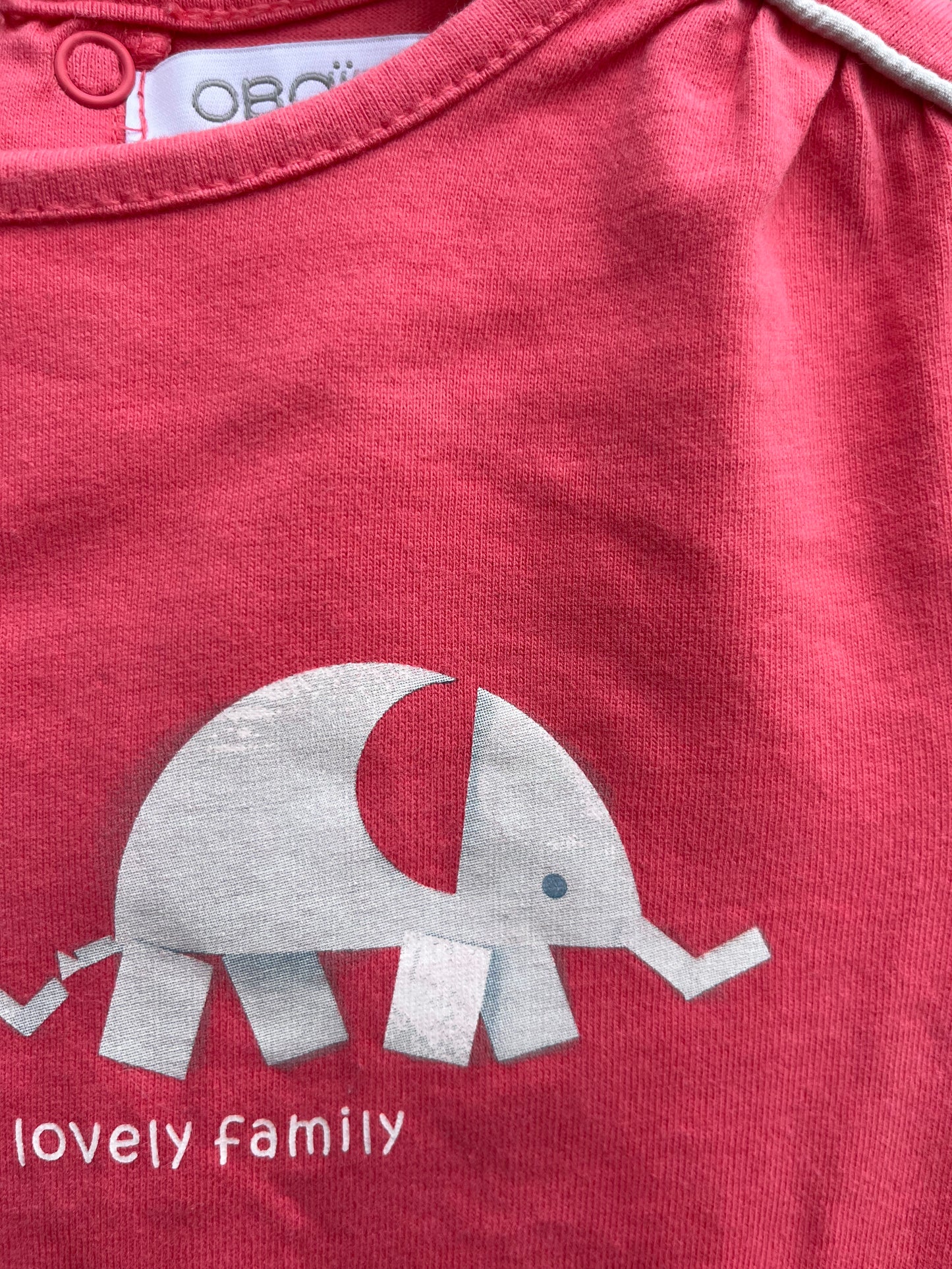 Elephants onesie 6-9m (68-74cm)