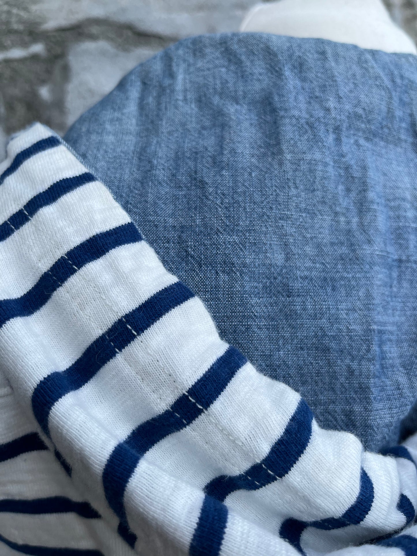 Stripy hoodie Large