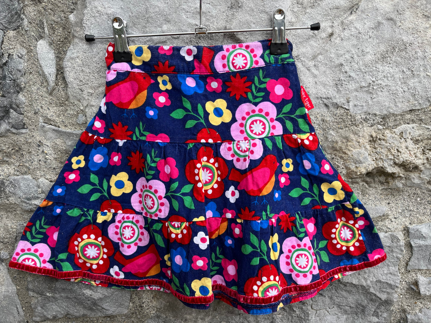 Colourful cord skirt 2-3y (92-98cm)