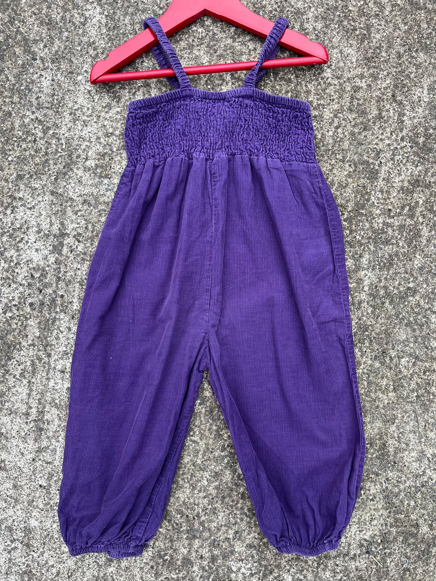 Purple cord jumpsuit 12-18m (80-86cm)