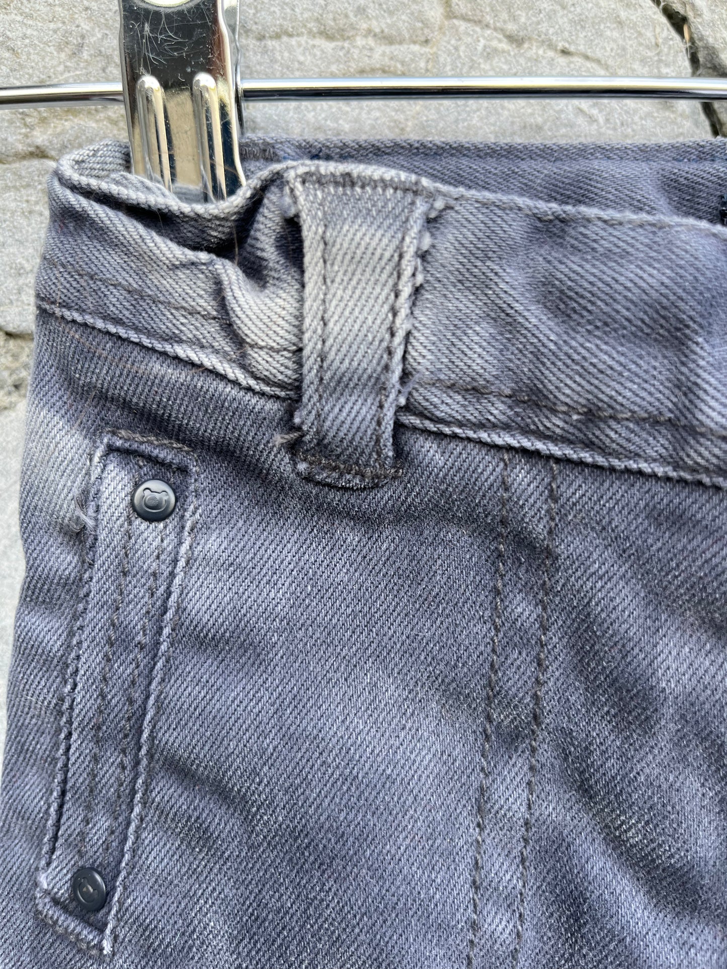 Grey lined jeans 3-6m (62-68cm)