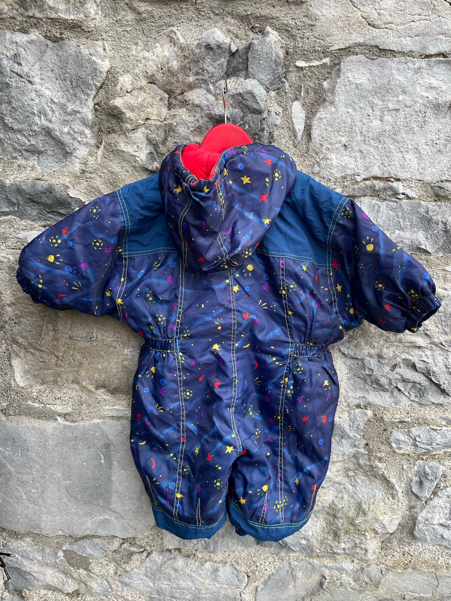 Stars navy pram suit 9-12m (74-80cm)