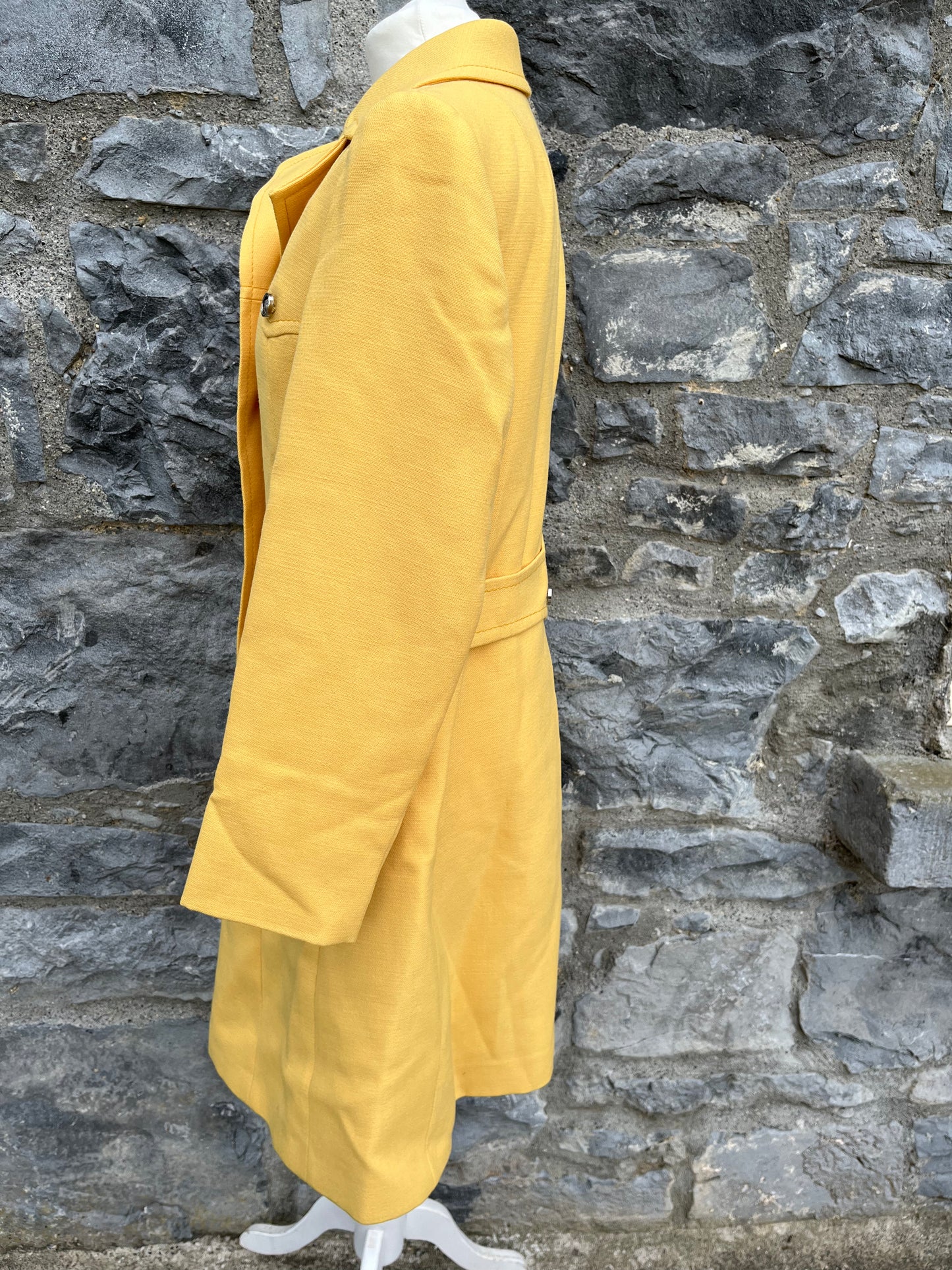 70s yellow coat uk 10 LISA