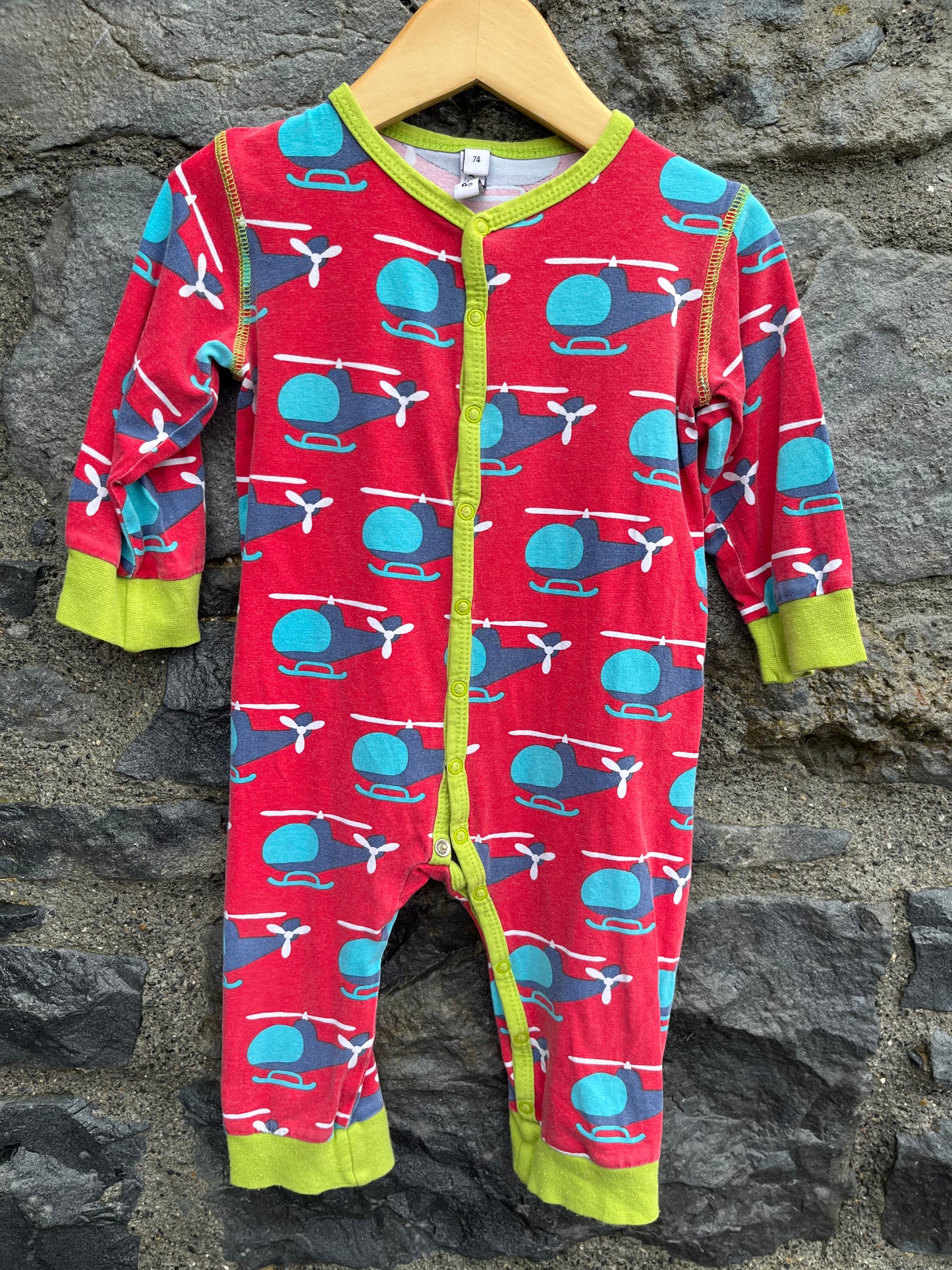 Helicopter onesie 9m (74cm)