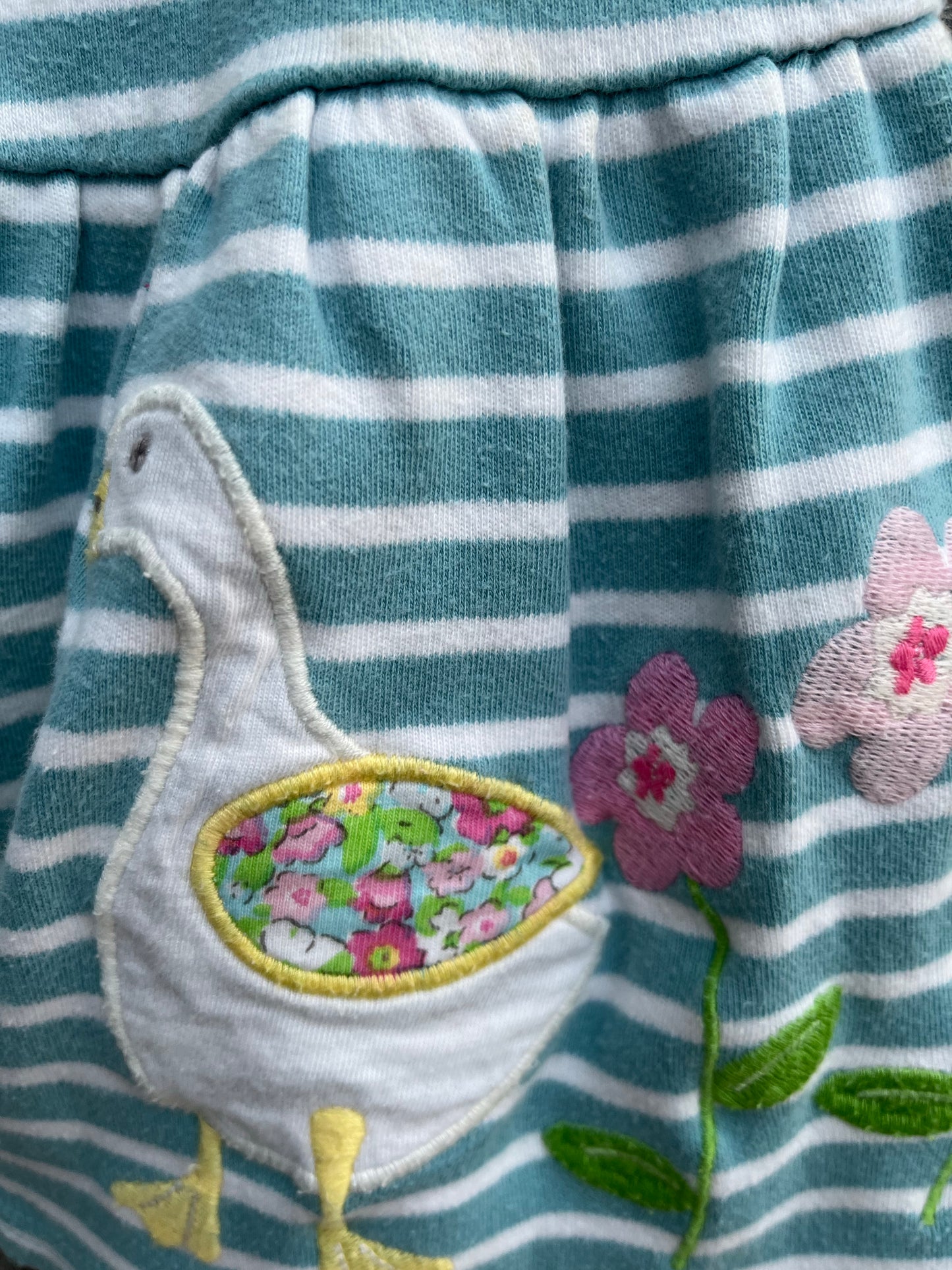 Geese stripy skirt with shorts 4-5y (104-110cm)
