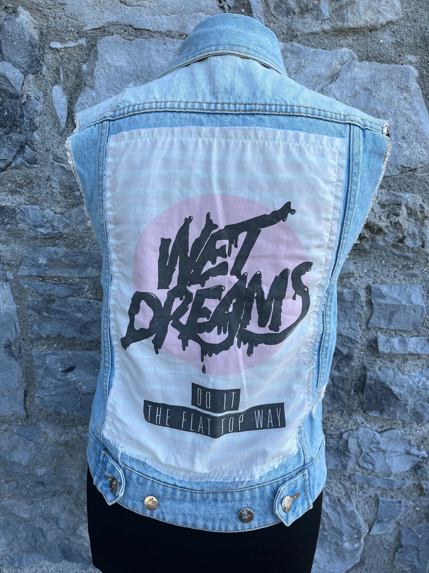 90s denim gilet uk 6-8