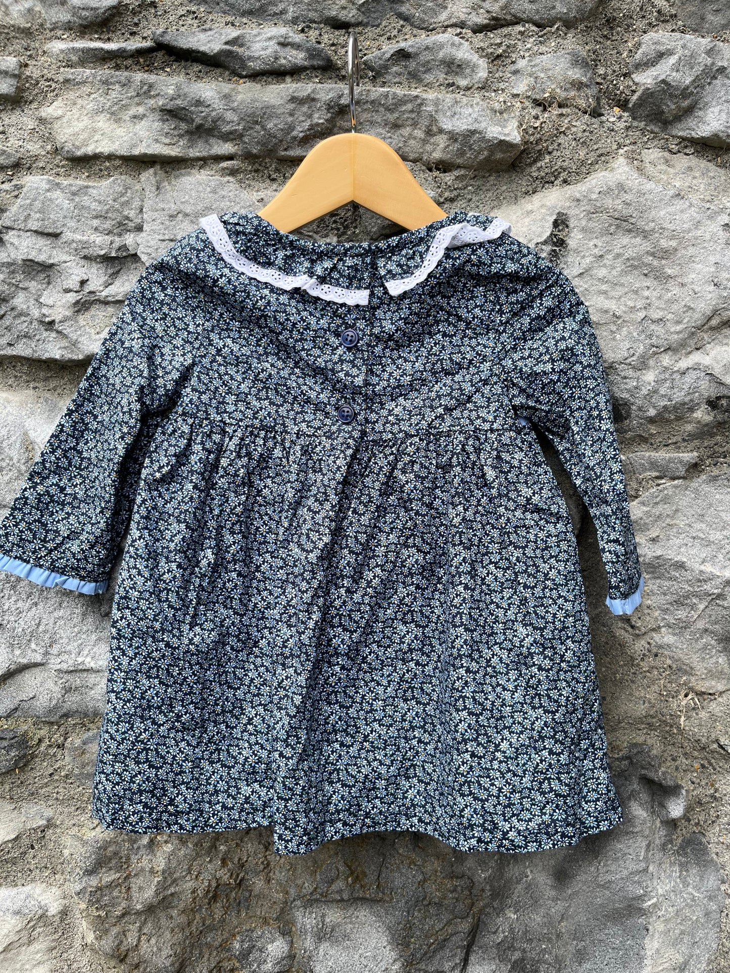 Vintage style floral dress 9-12m (74-80cm)