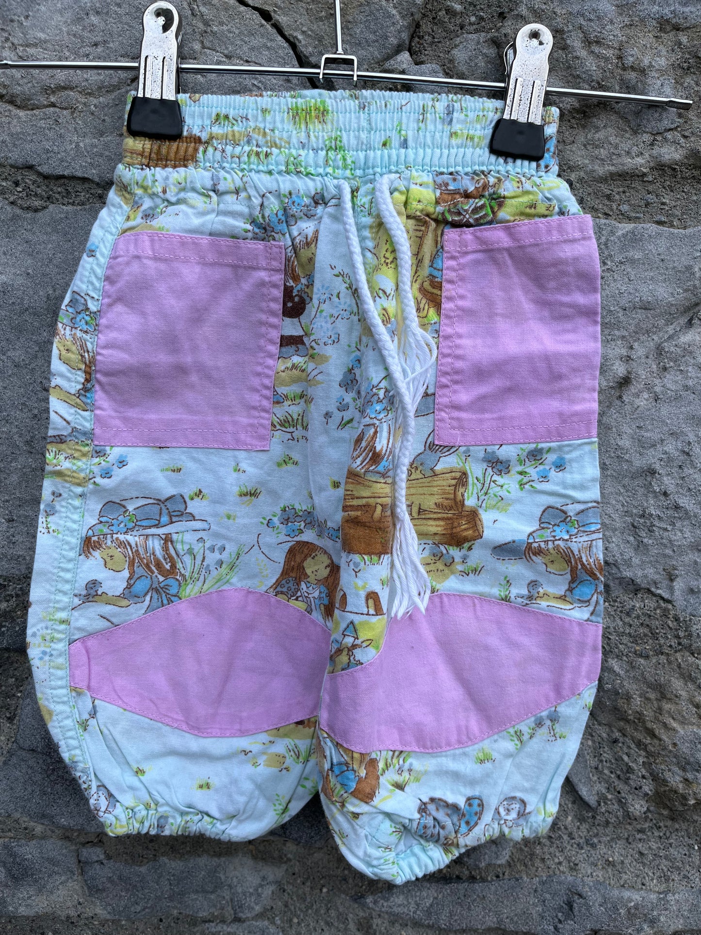 80s vintage girls pants 0-3m (56-62cm)
