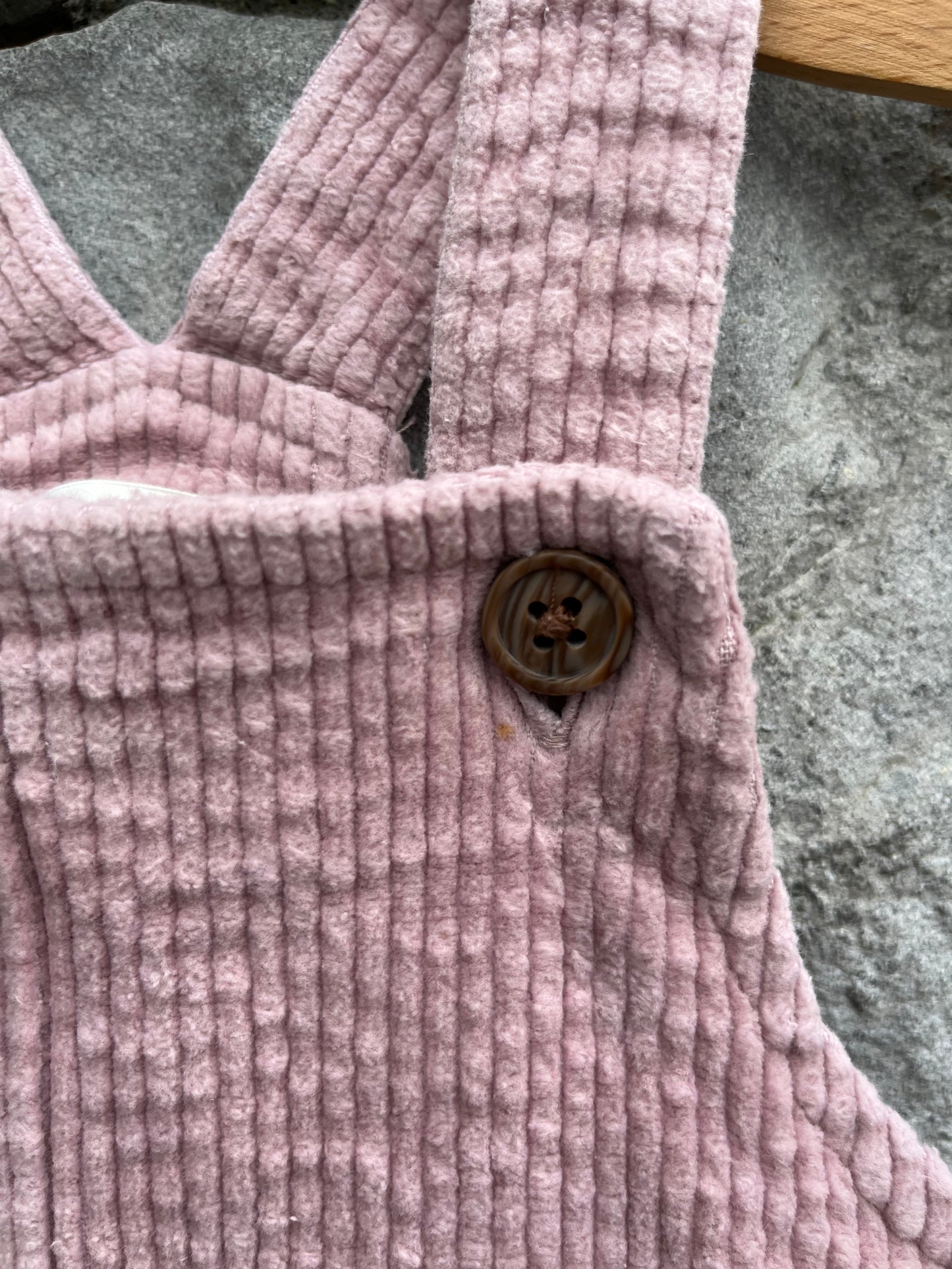 Pink cord pinafore 9-12m (74-80cm)