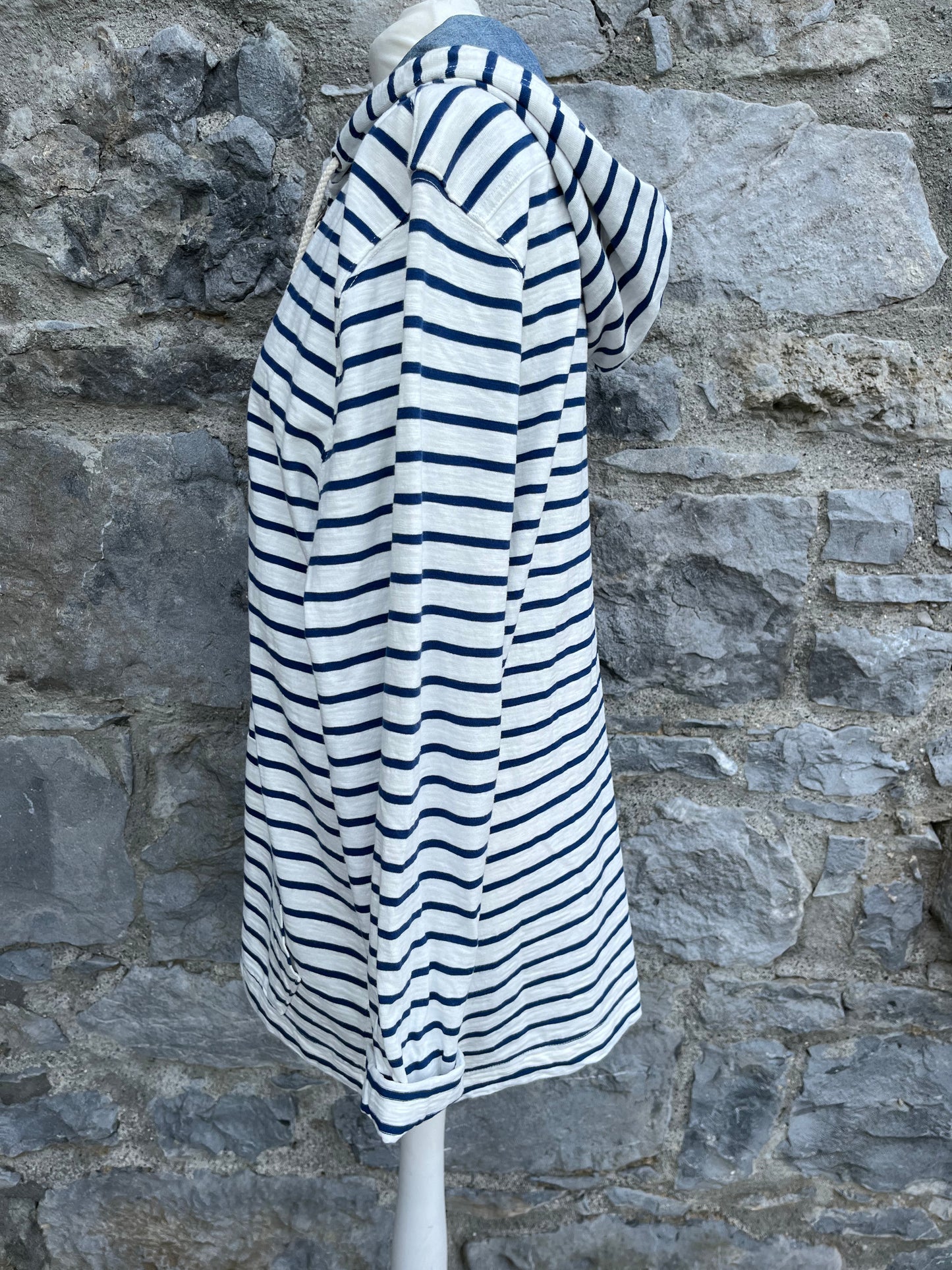 Stripy hoodie Large