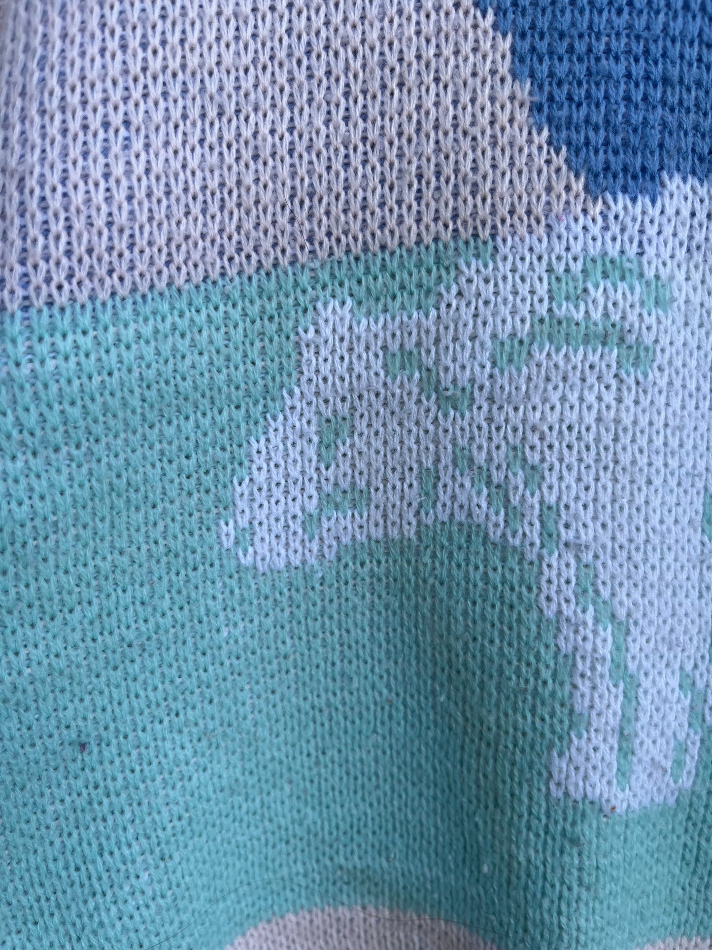 80s polar bear jumper 3y (98cm)