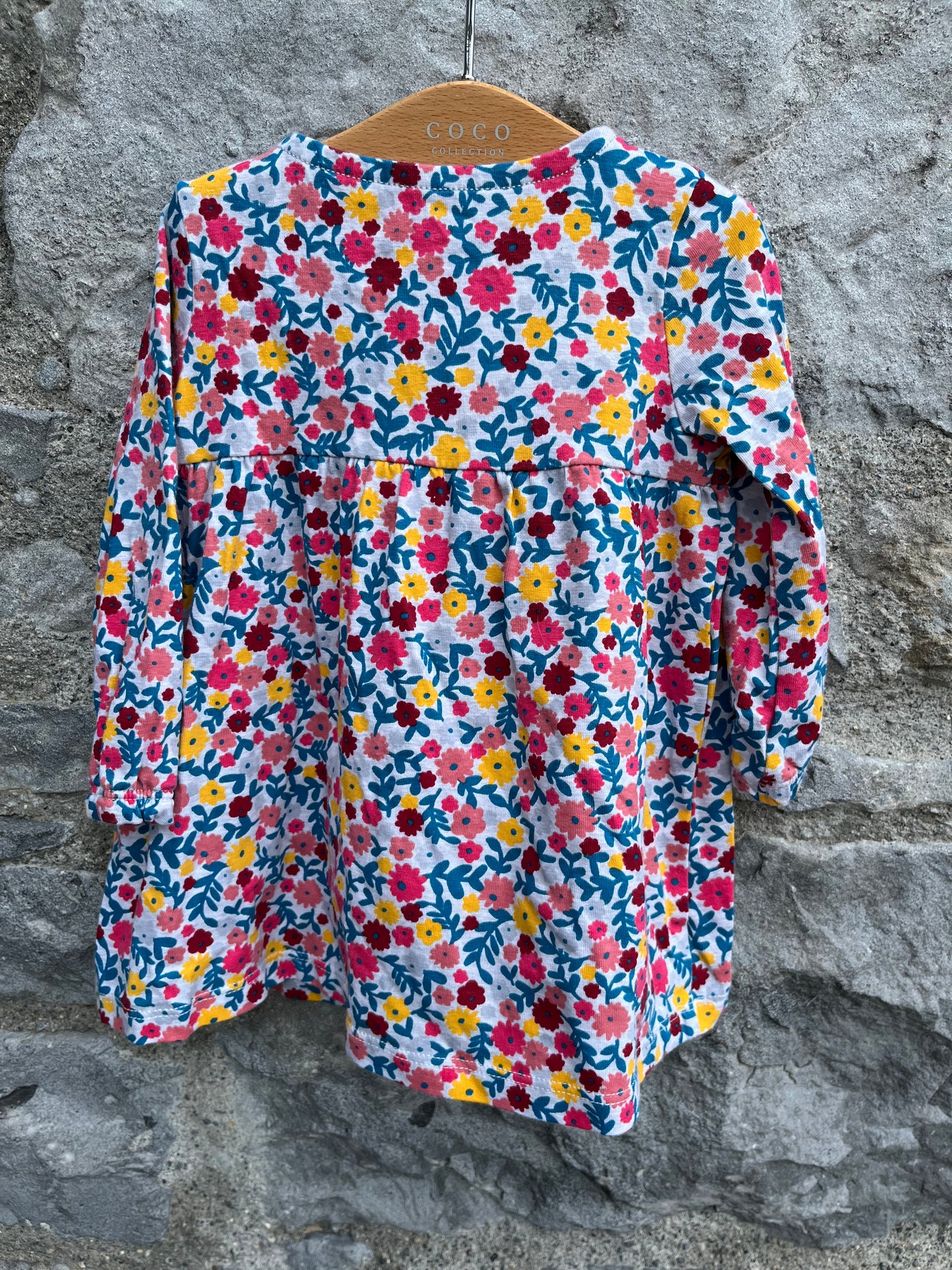 Floral dress 3-6m (62-68cm)