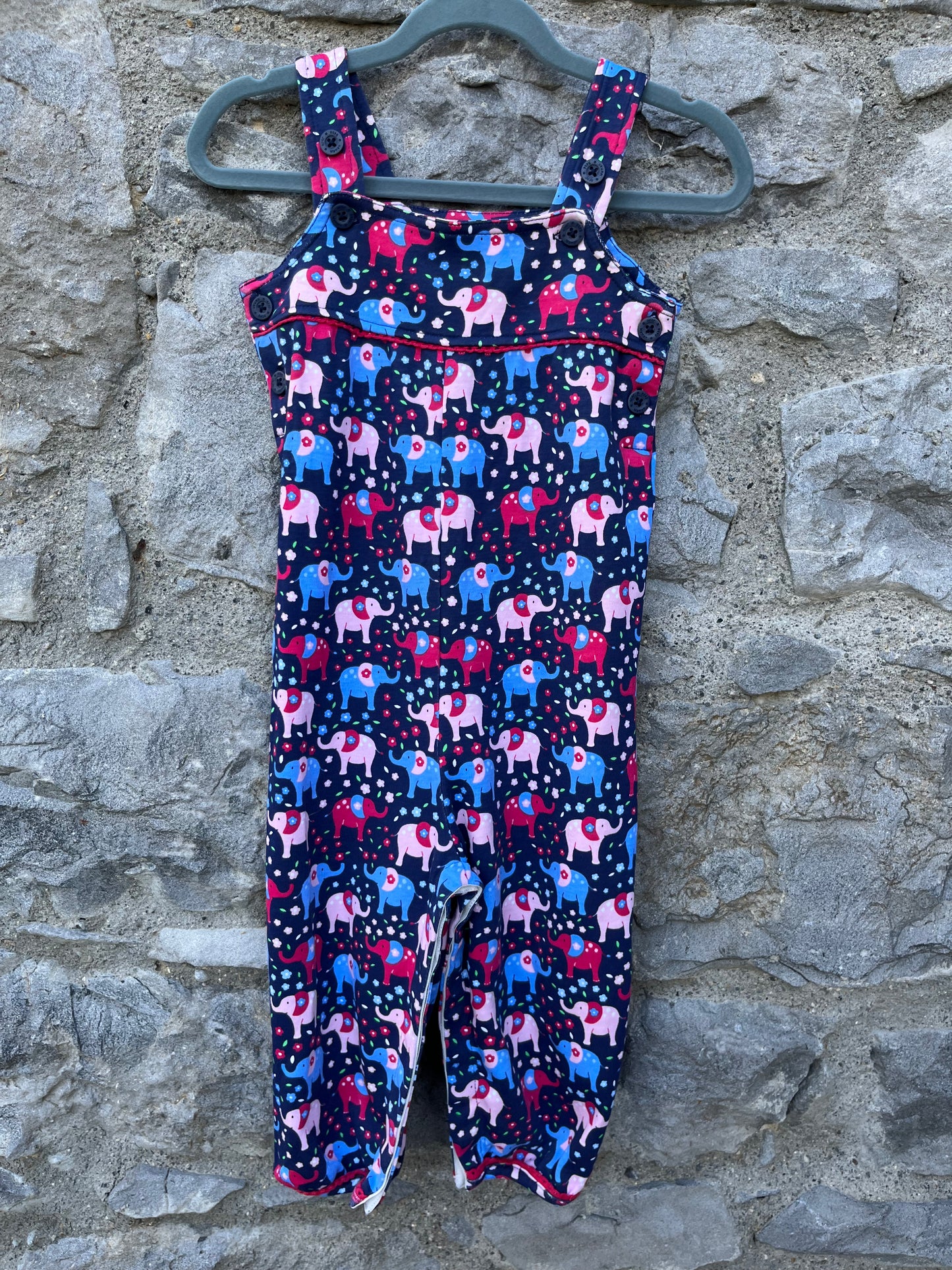 Elephants dungarees 18-24m (86-92cm)