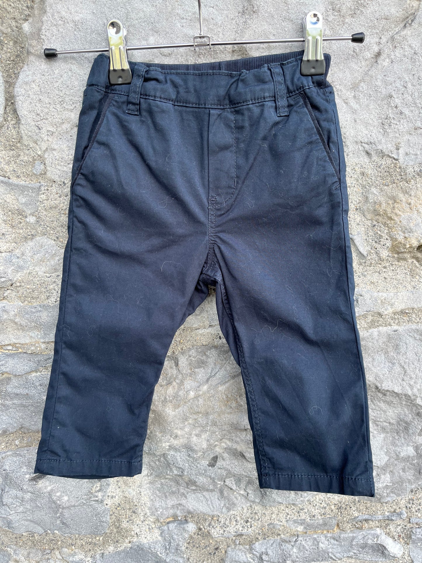 PoP navy pants 9-12m (74-80cm)
