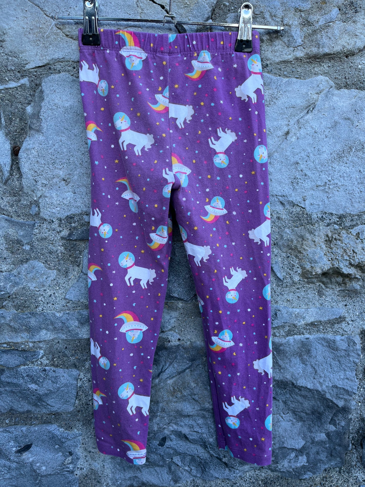 Space unicorn leggings 4-5y (104-110cm)