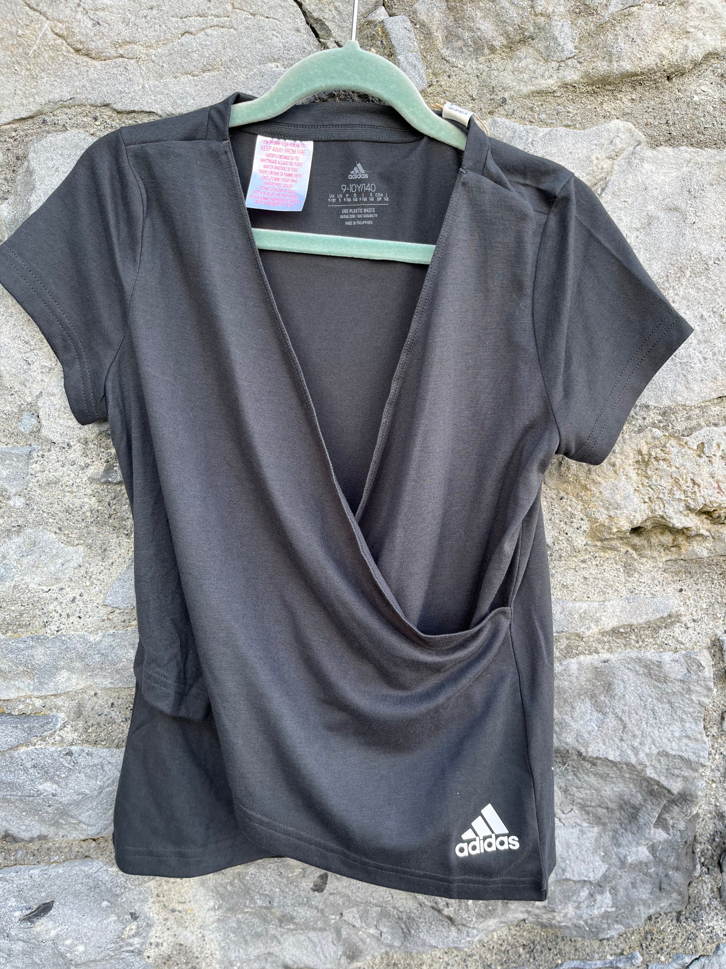 Charcoal yoga tee 9-10y (134-140cm)