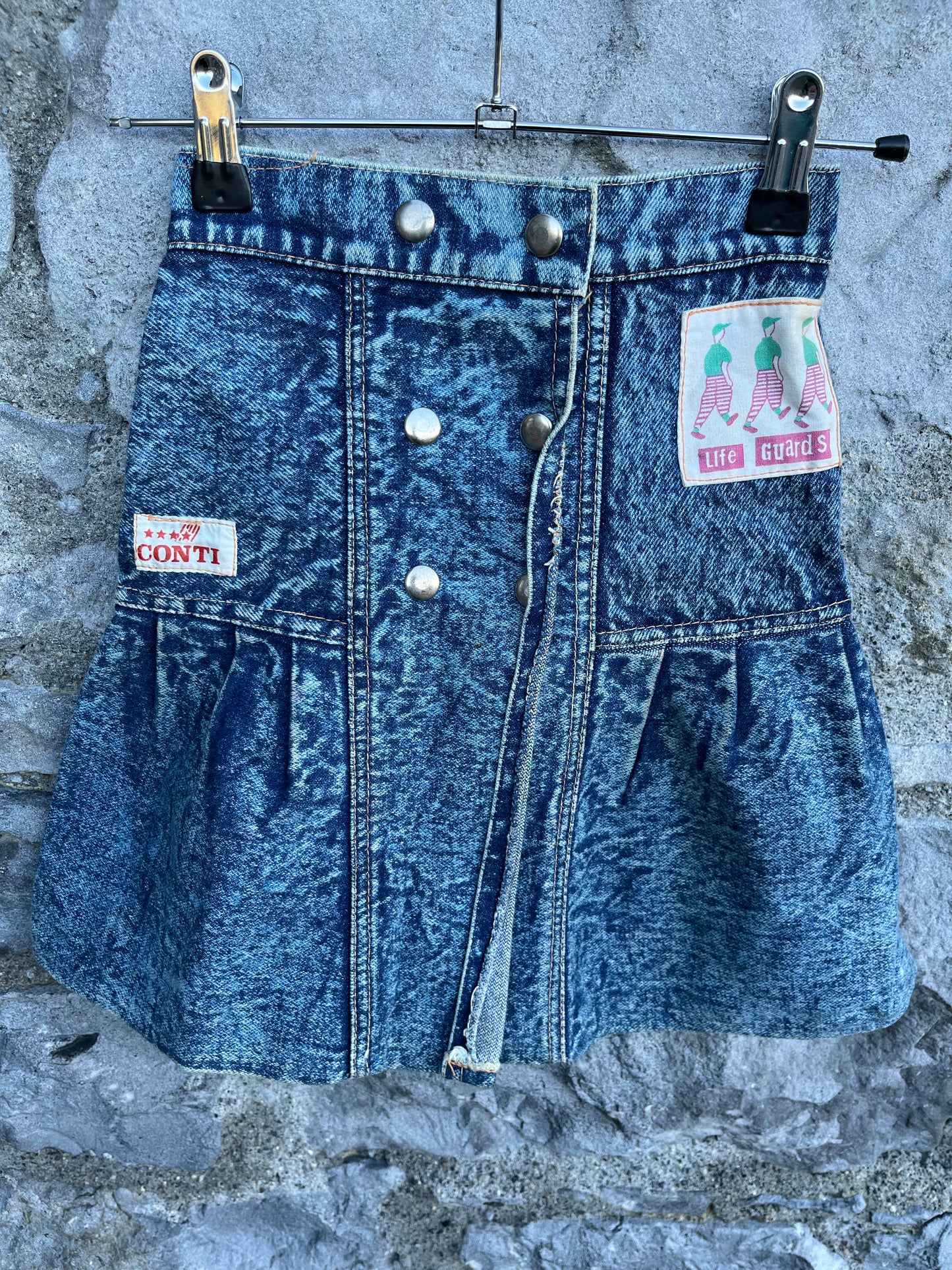 Conti 80s denim skirt 7-8y (122-128cm)