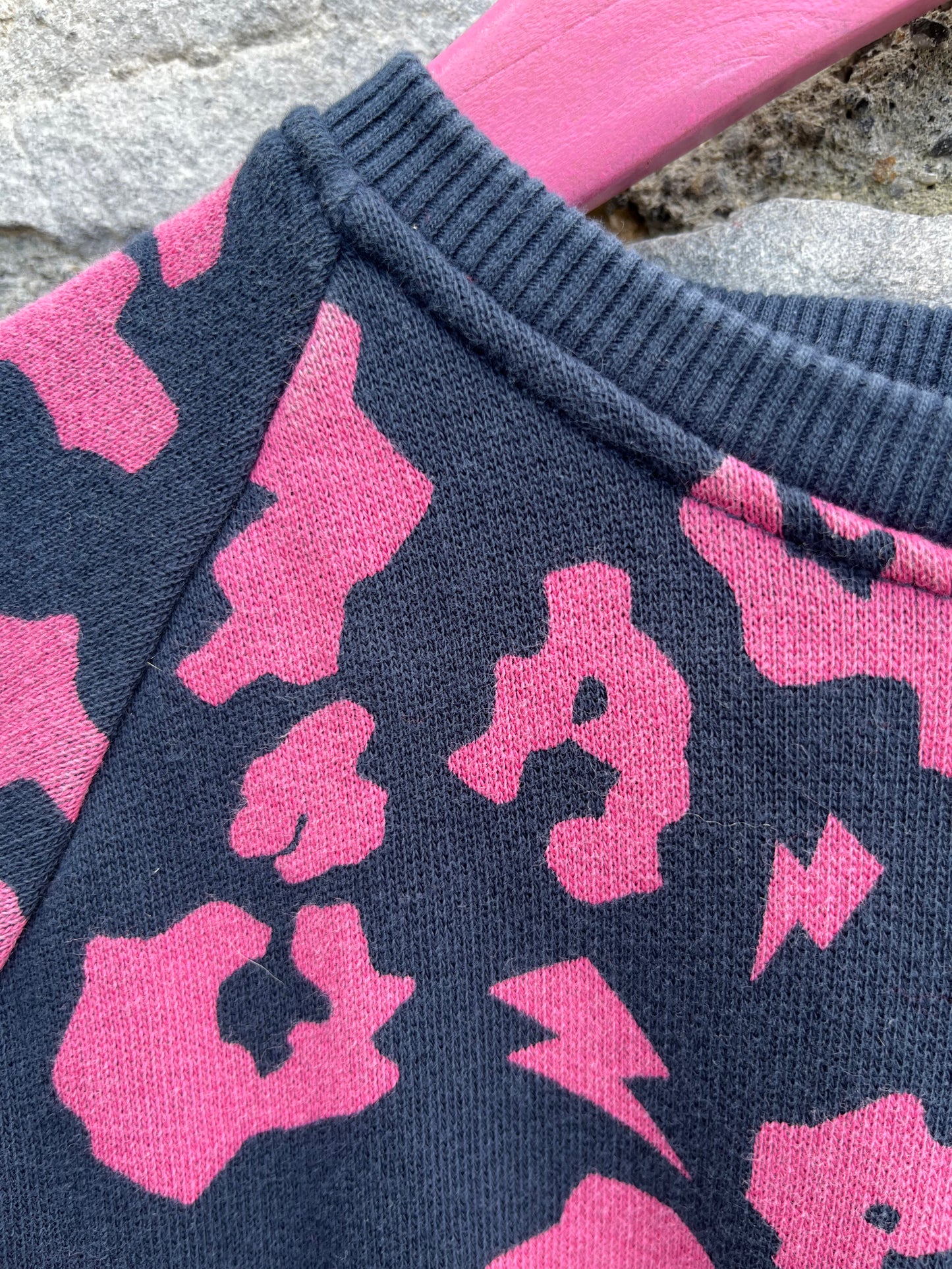 Navy&pink sweatshirt 11-12y (146-152cm)