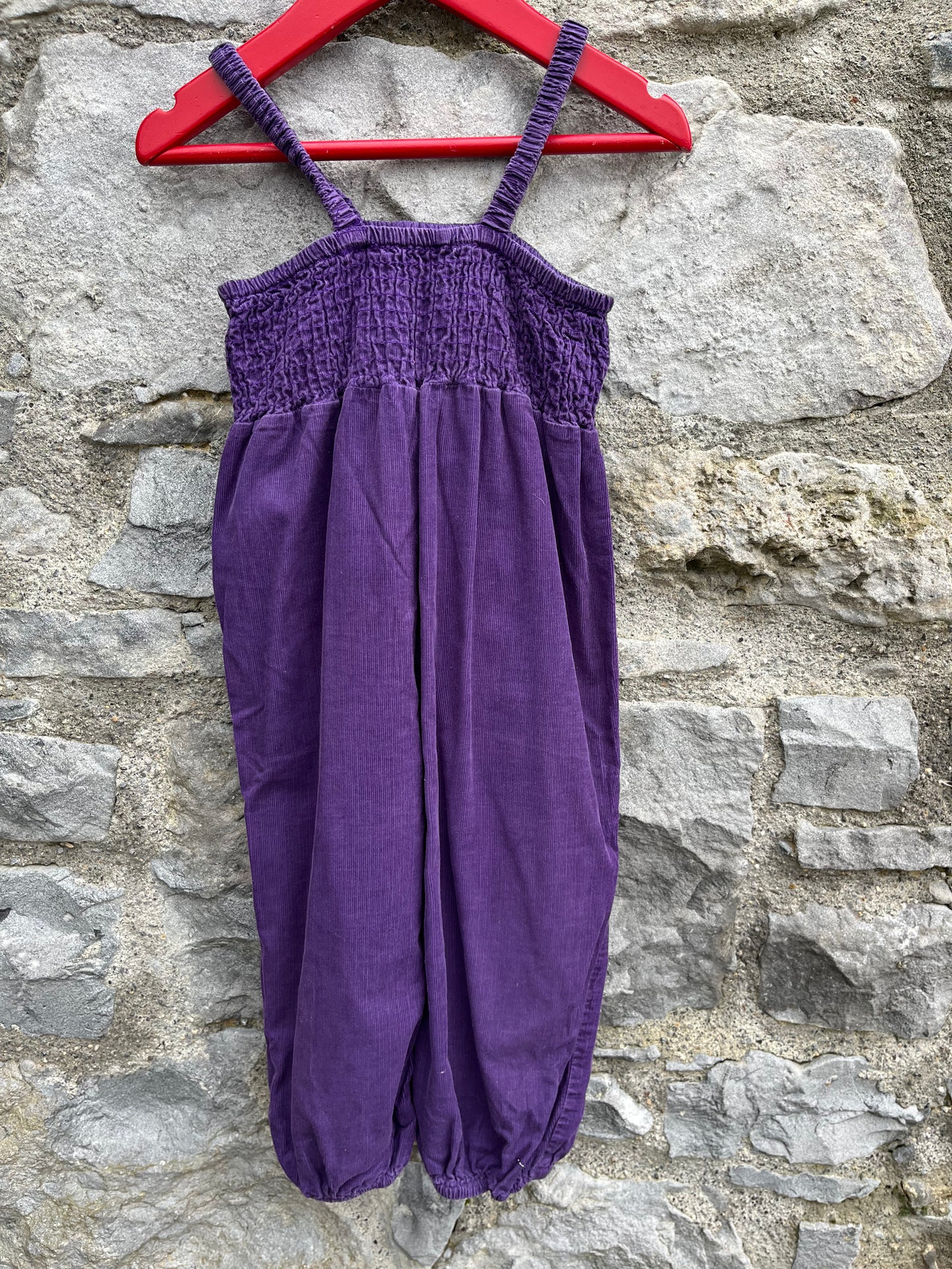 Purple cord jumpsuit 12-18m (80-86cm)