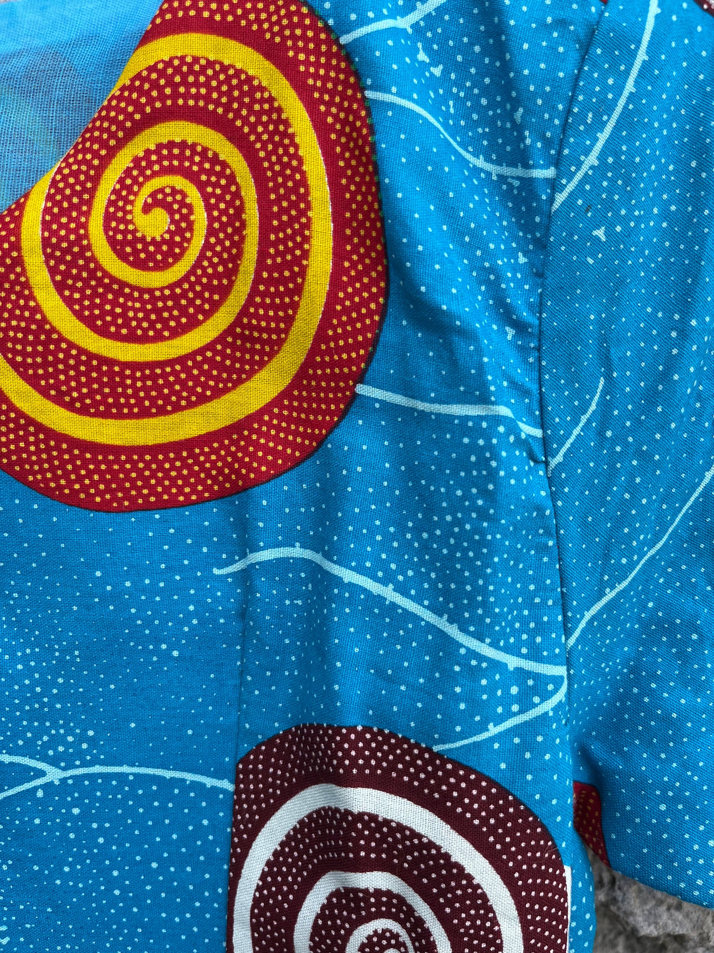 Blue spirals dress 10-11y (140-146cm) We