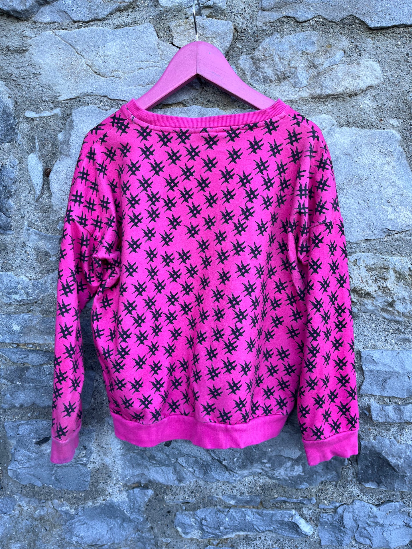 Pink sweatshirt 6-8y (116-128cm)