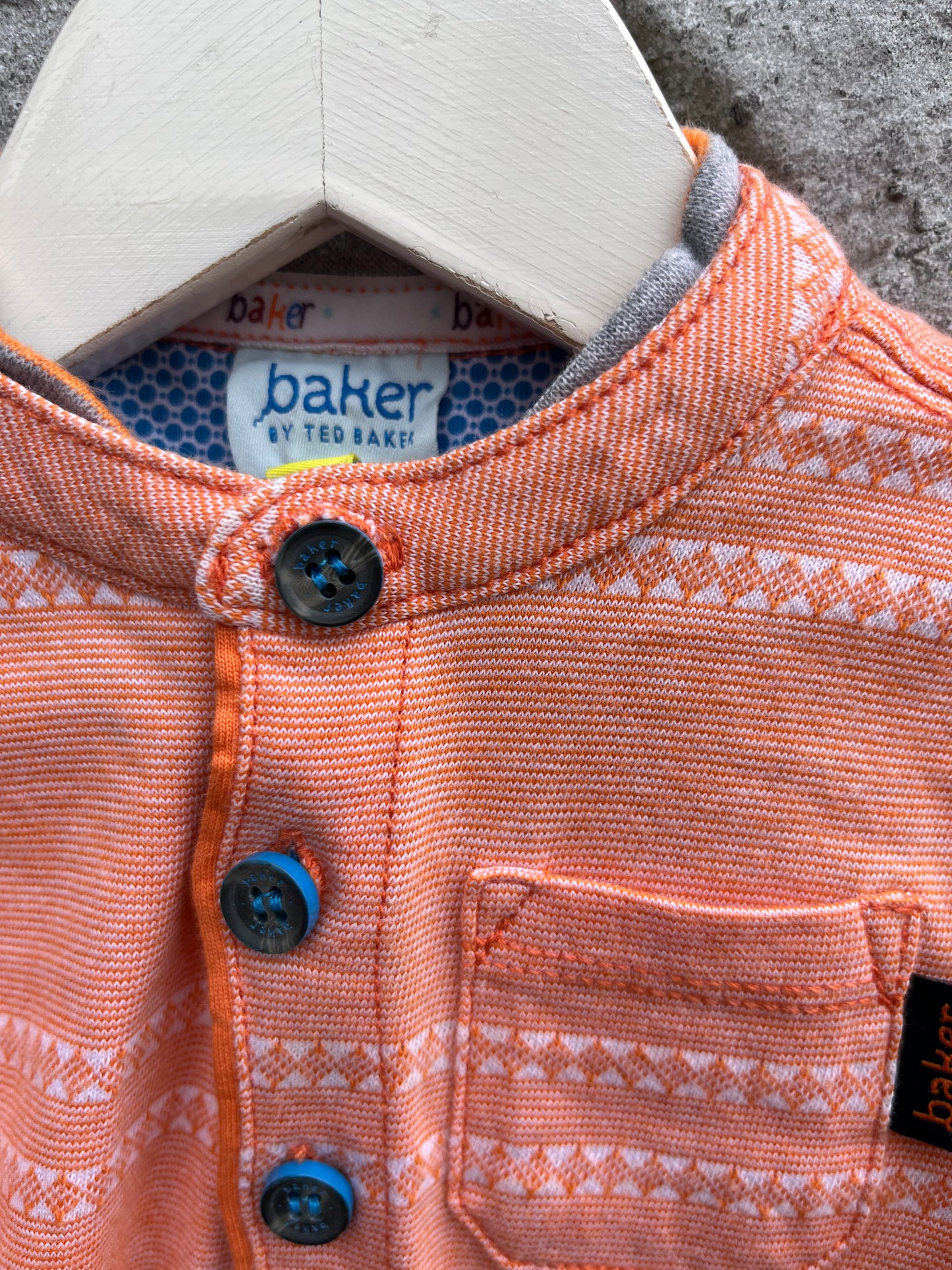 Orange top 3-6m (62-68cm)