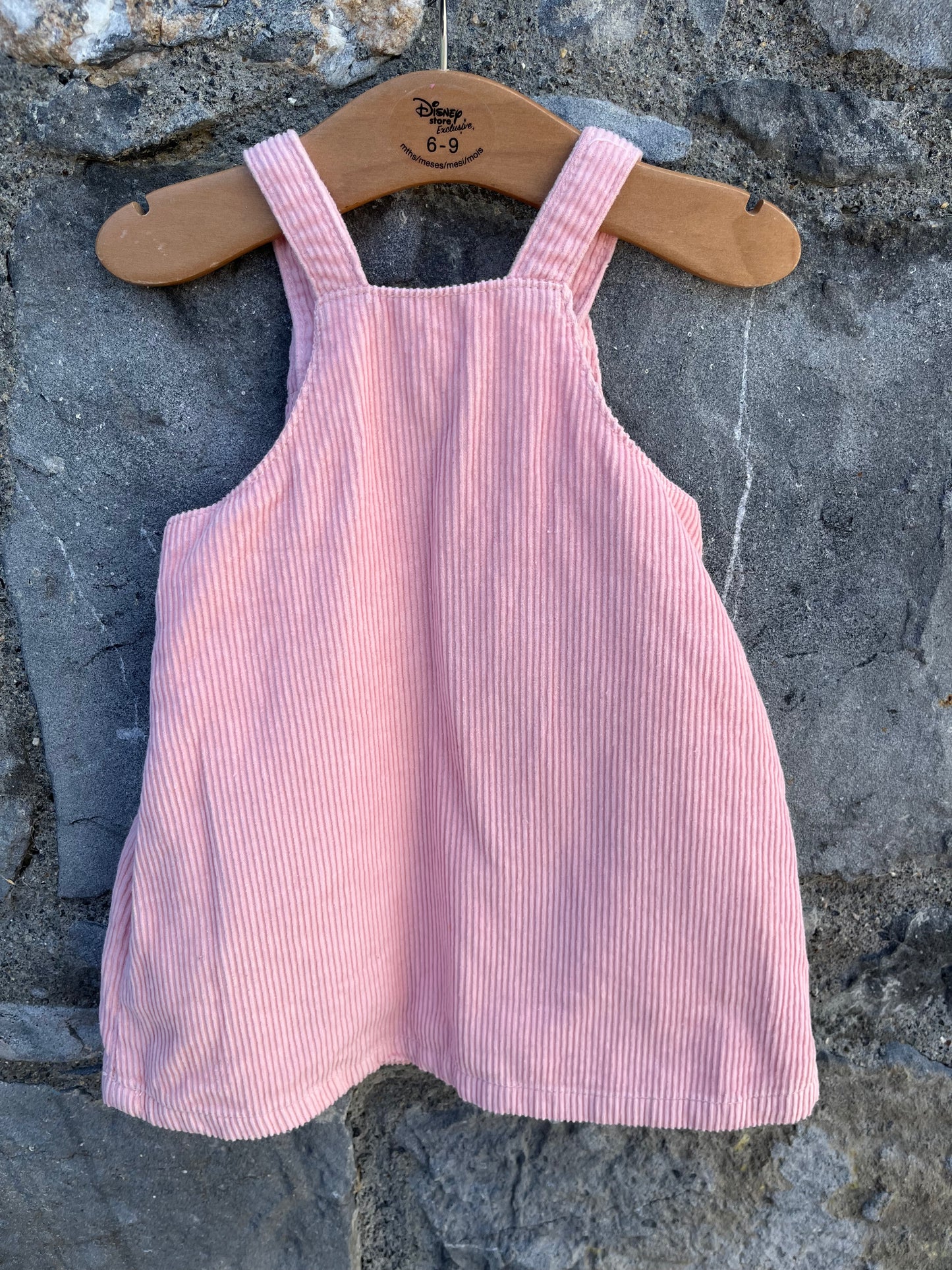 Pink cord pinafore 9-12m (74-80cm)