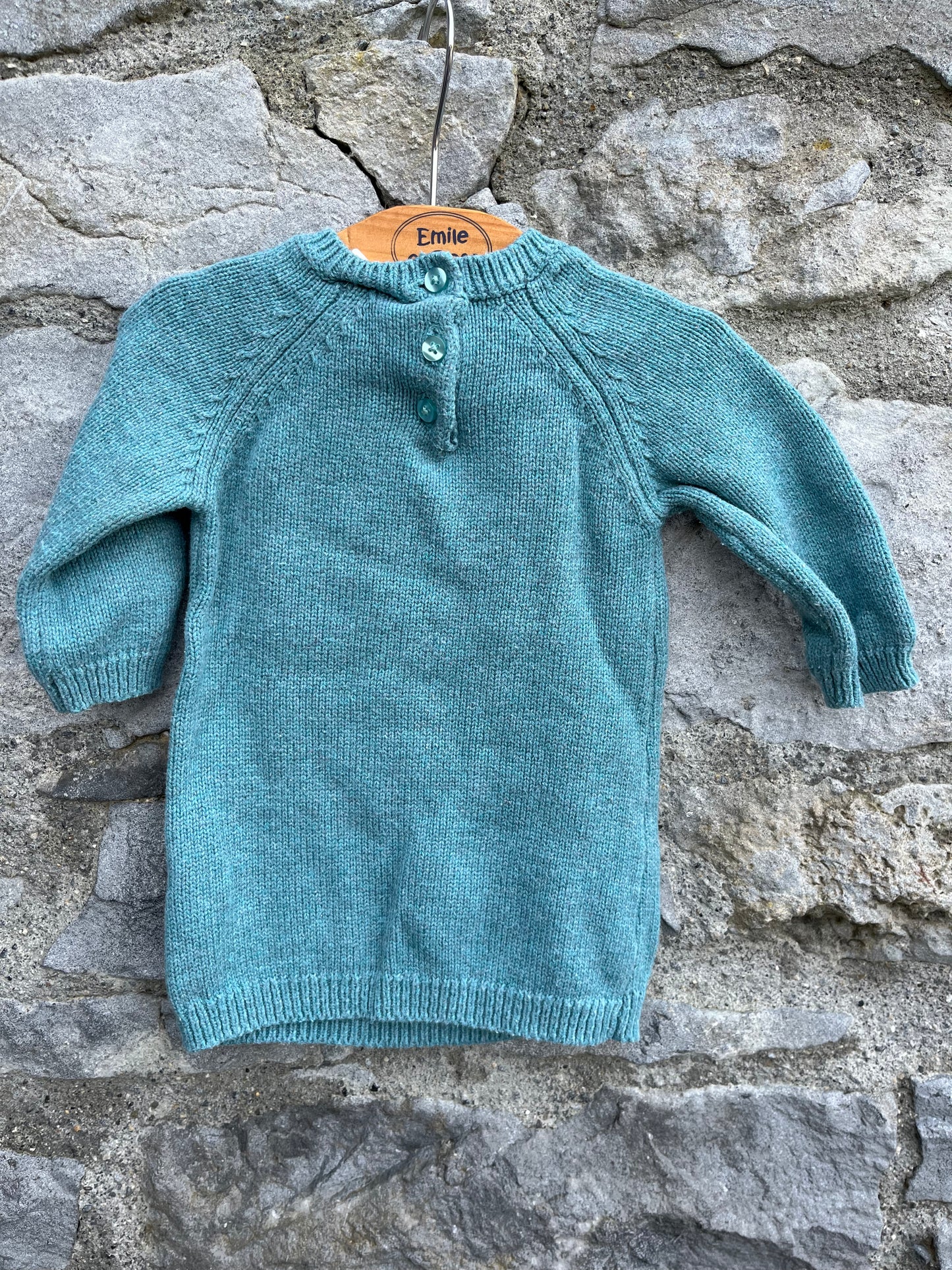 Bunny knitted dress 3-6m (62-68cm)
