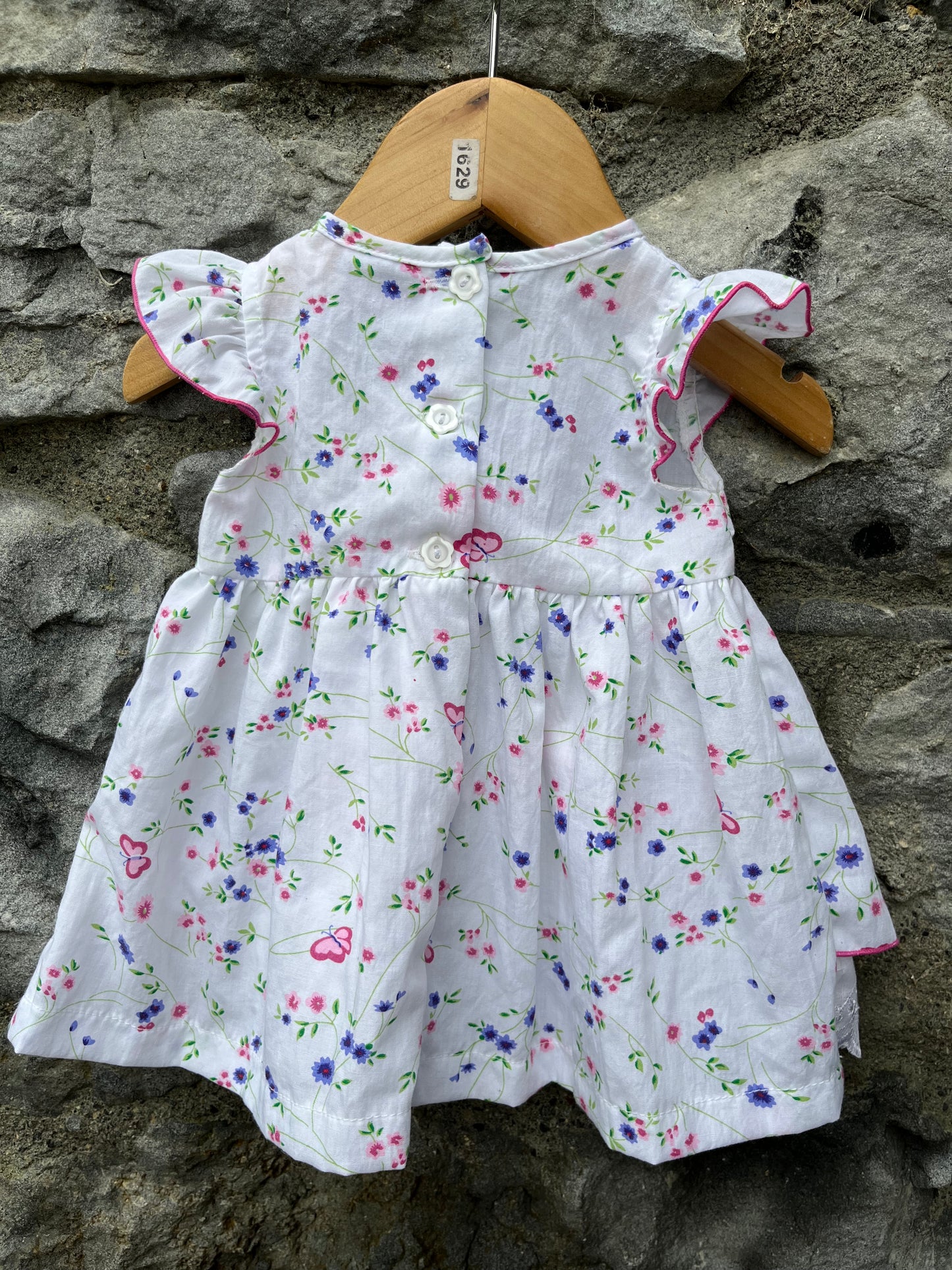 90s floral dress 6-9m (68-74cm)