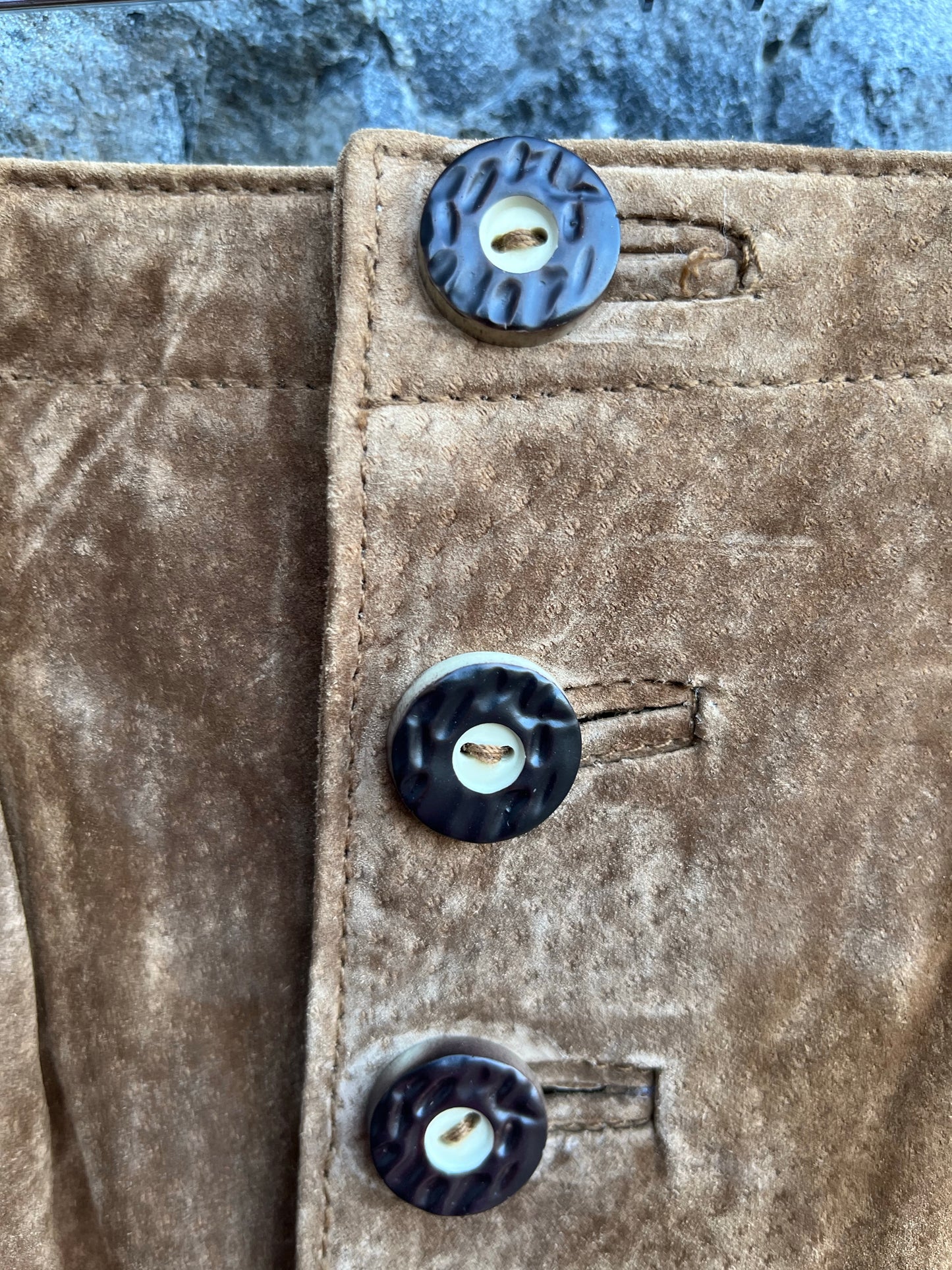 Brown suede pants 8-9y (128-134cm)