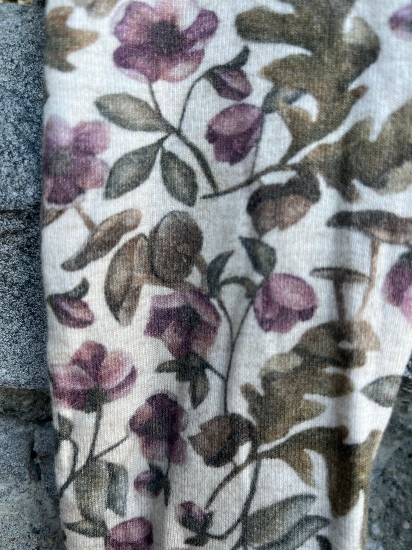 Flowers&mushrooms leggings 4-6m (62-68cm)