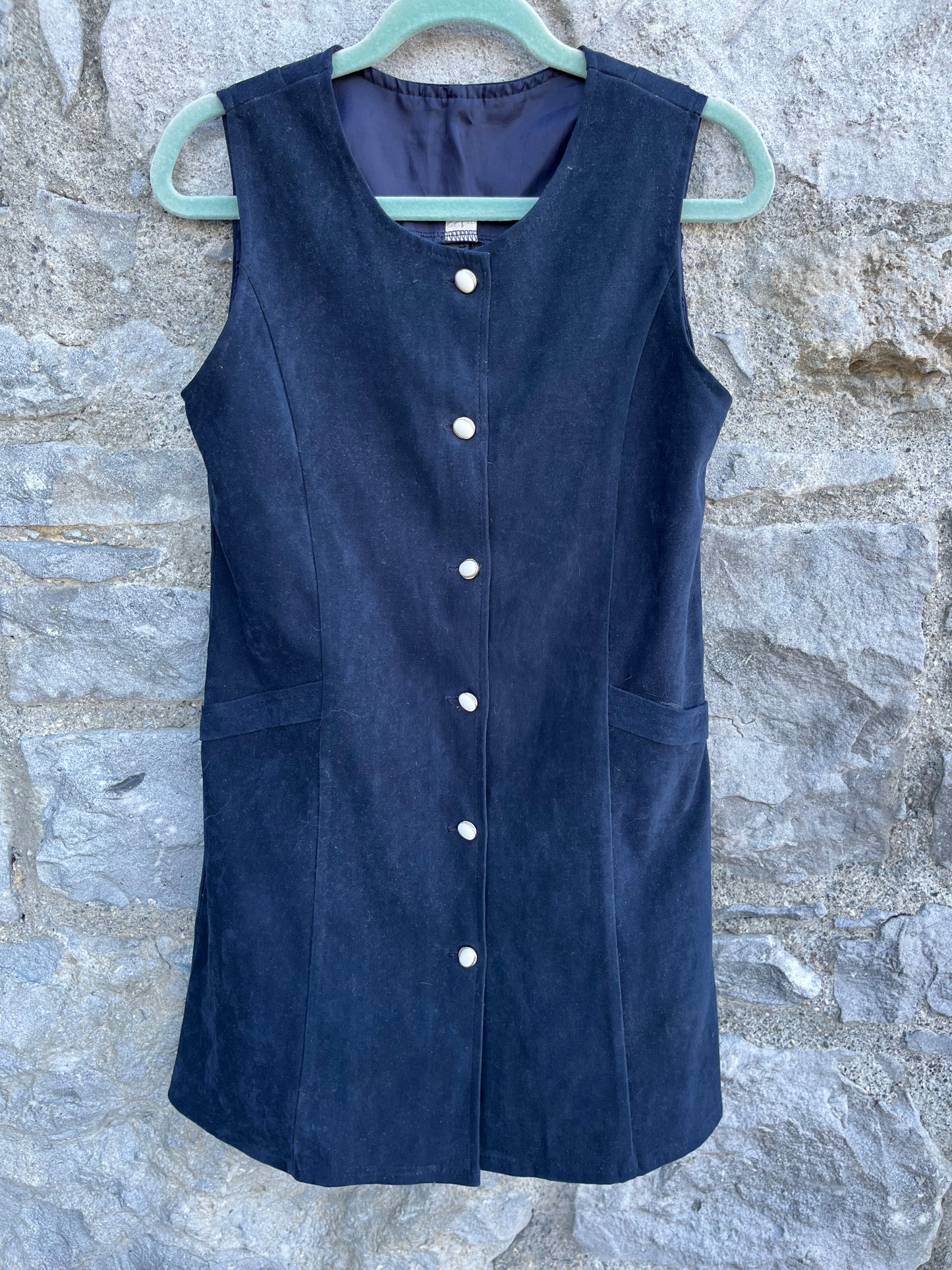 90s navy pinafore 6-7y (116-122cm)