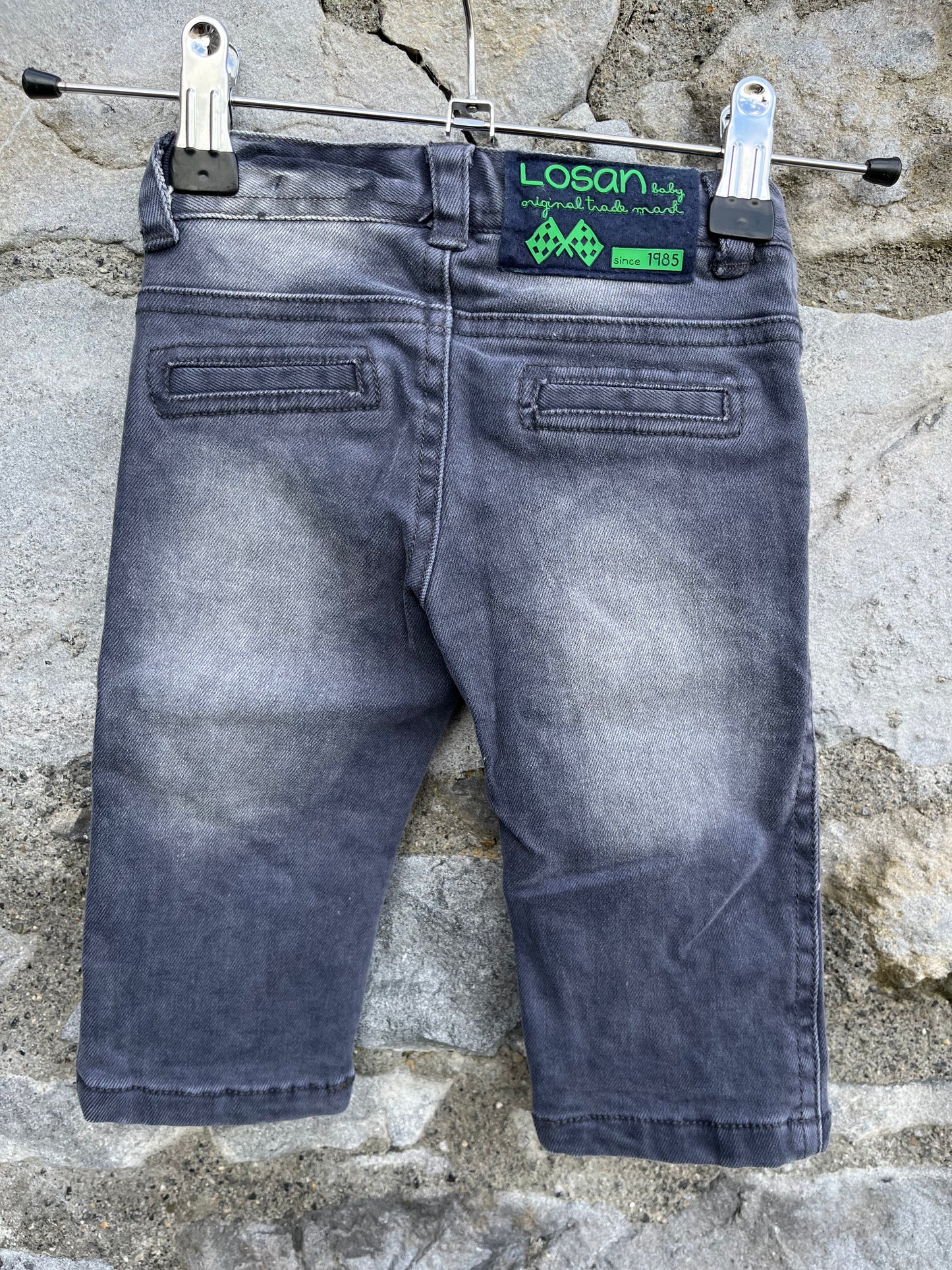 Grey lined jeans 3-6m (62-68cm)