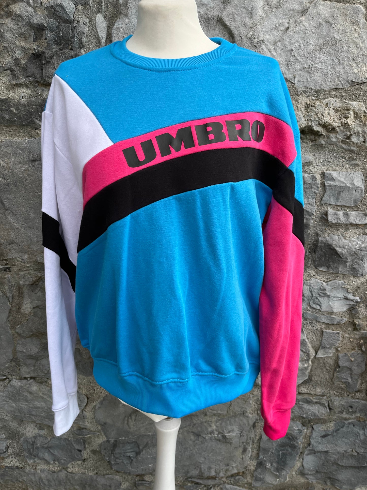 Blue&pink sweatshirt uk 14-16