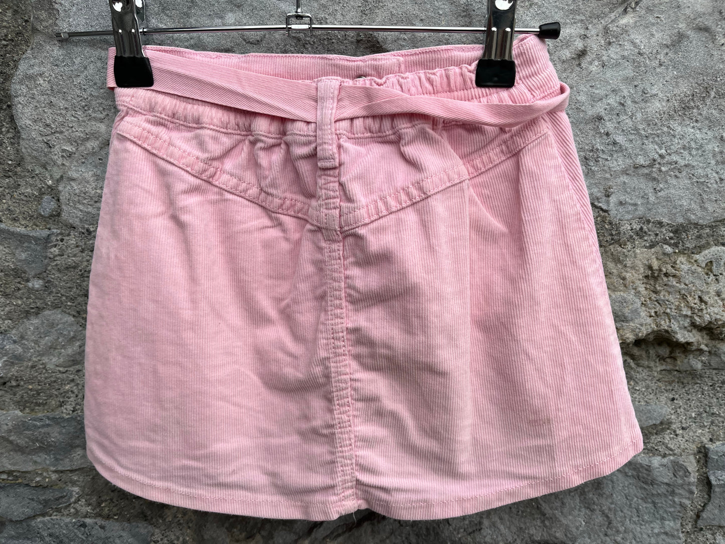 Pink cord skirt 6y (116cm)