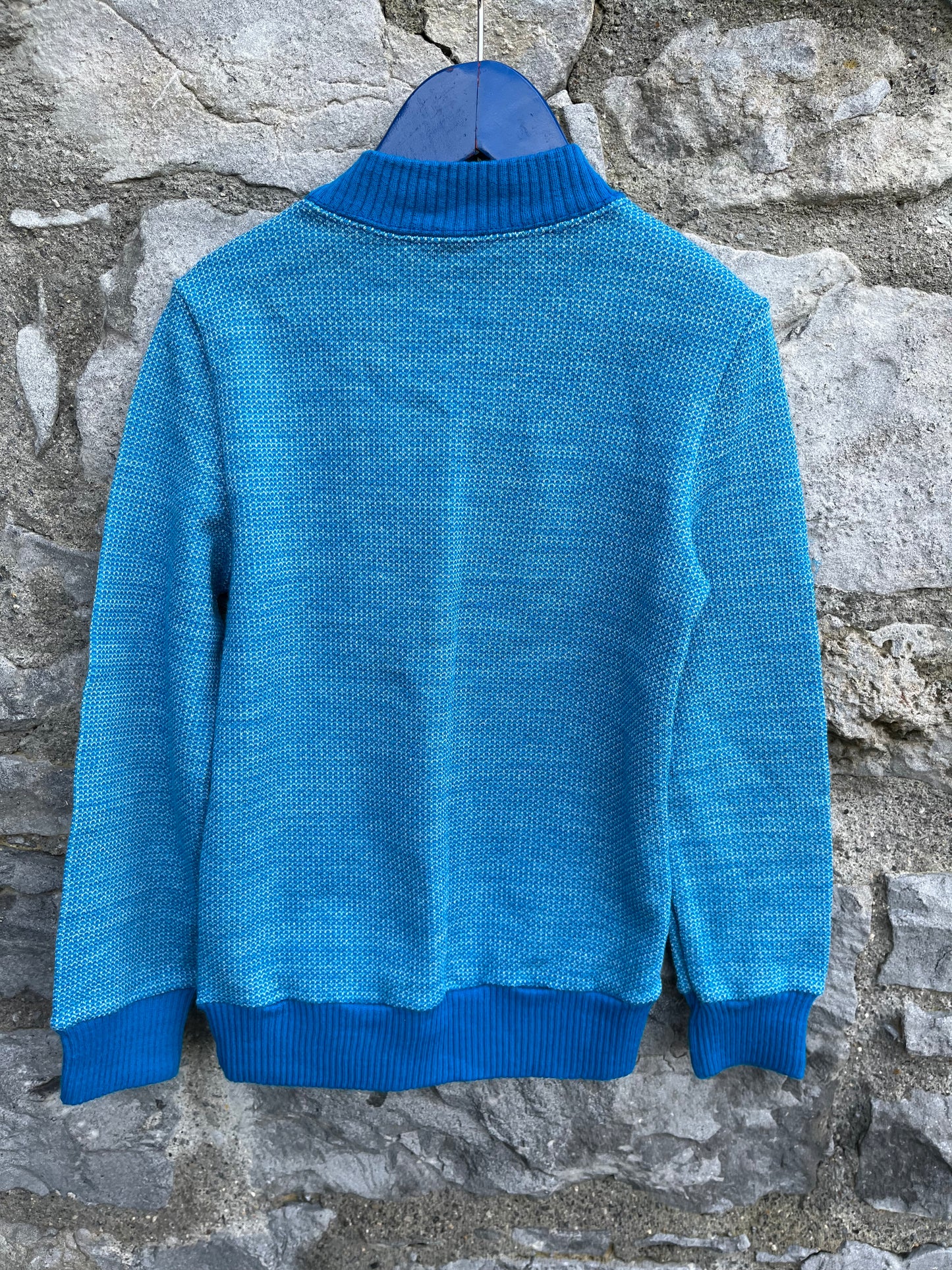80s blue mushrooms jumper 5-6y (110-116cm)