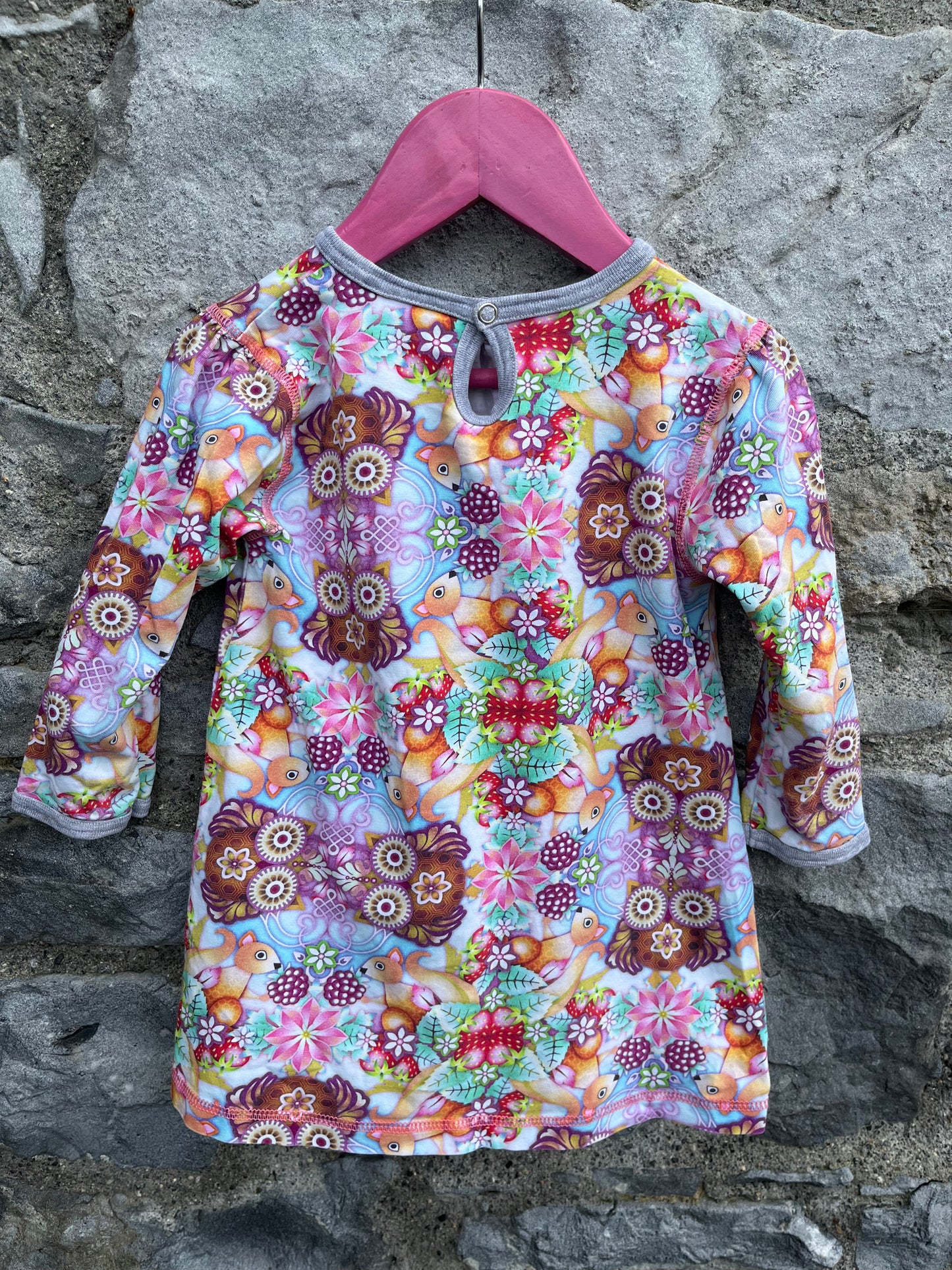 Squirrel dress 12-18m (80-86cm)