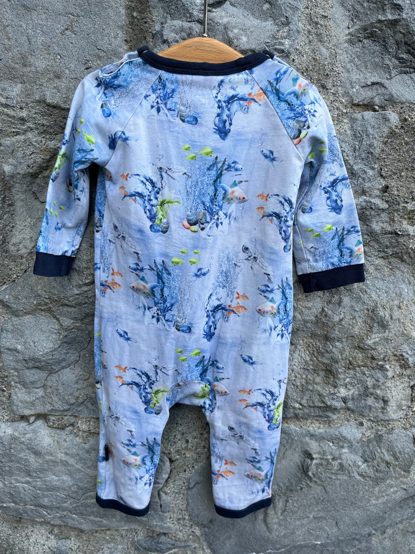 Sea life onesie 0-3m (56-62cm)