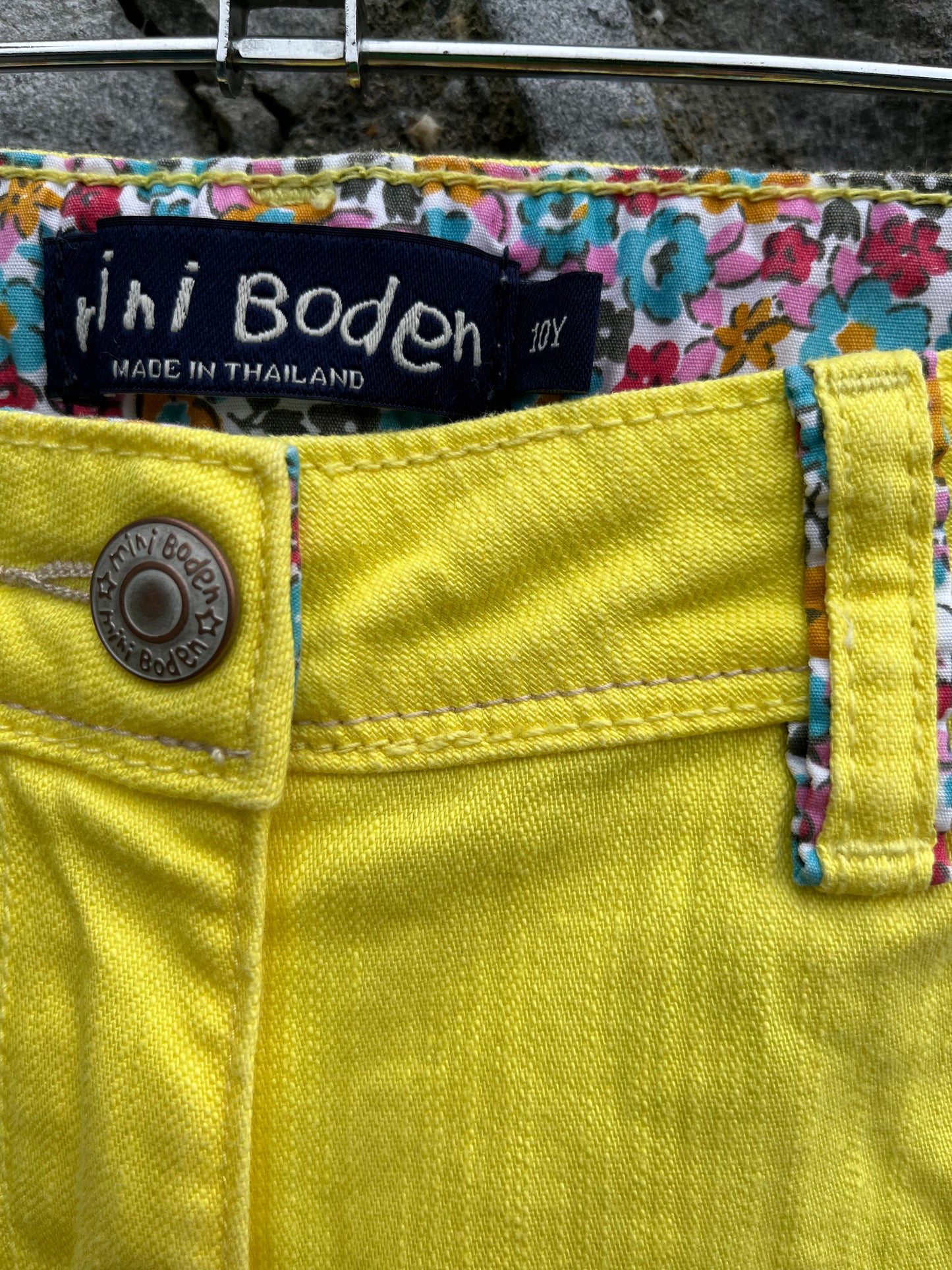 Yellow Capri jeans 10y (140cm)