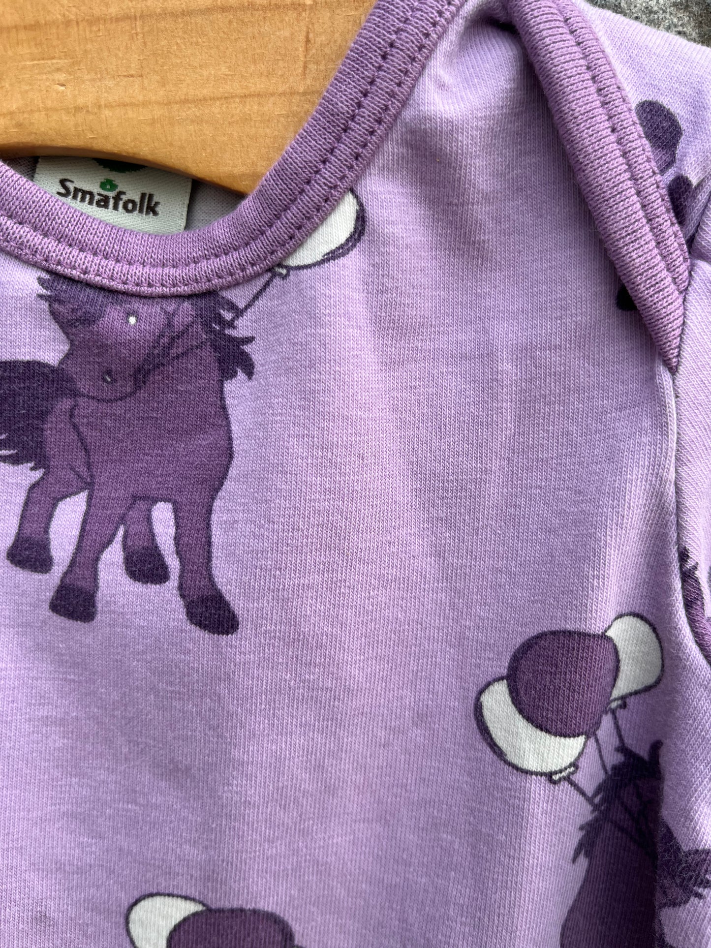 Horses onesie 3-6m (62-68cm)