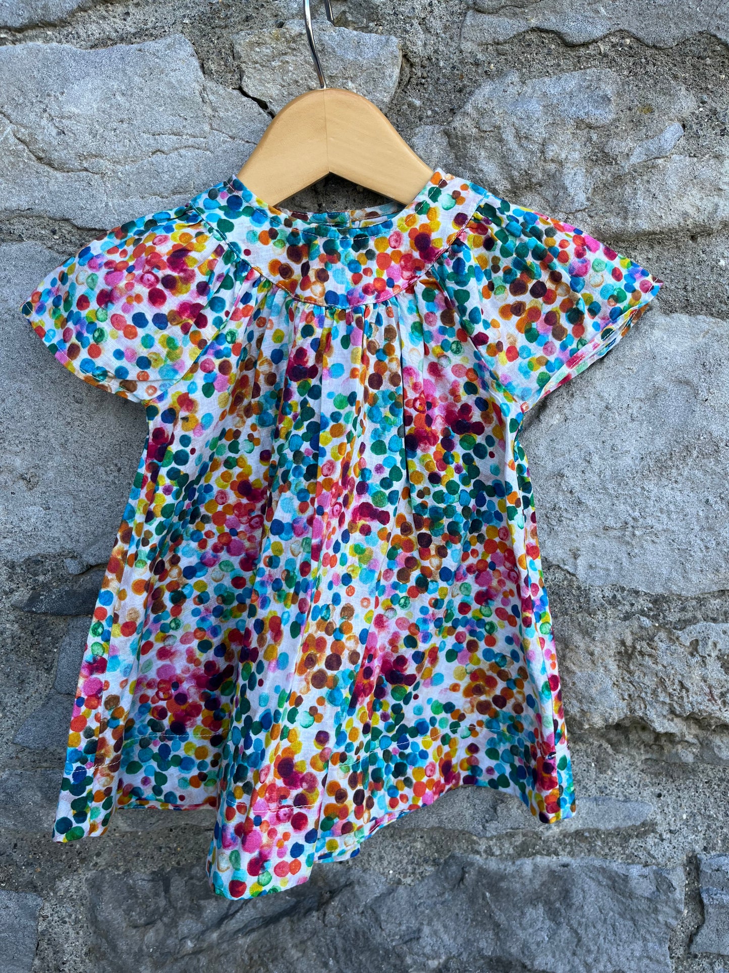 Colorful dots dress 3-6m (62-68cm)