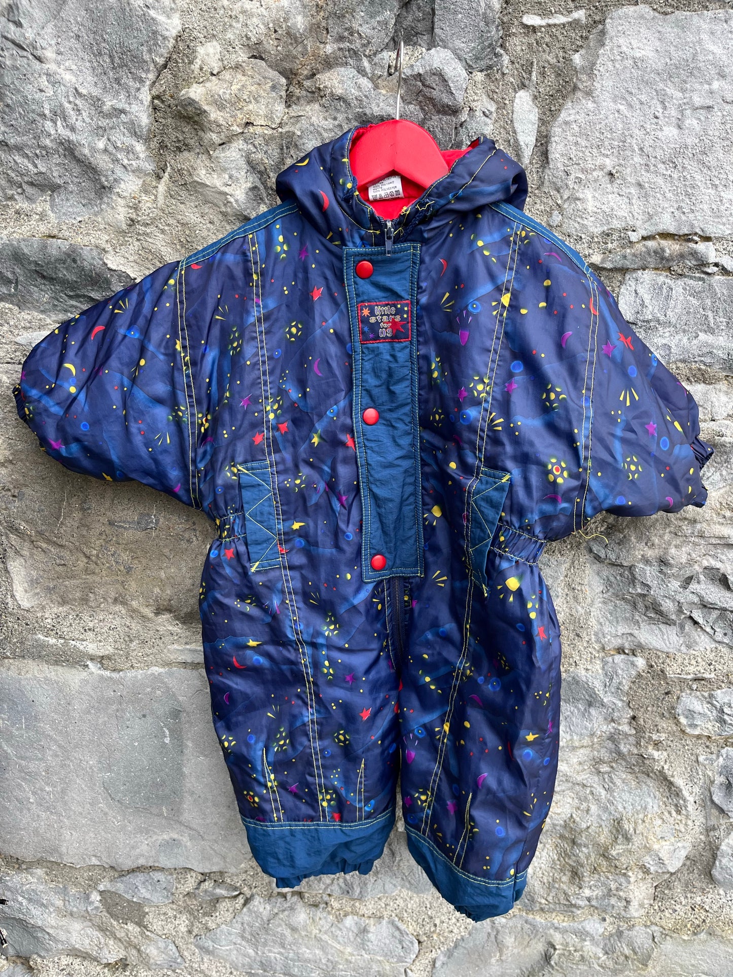 Stars navy pram suit 9-12m (74-80cm)